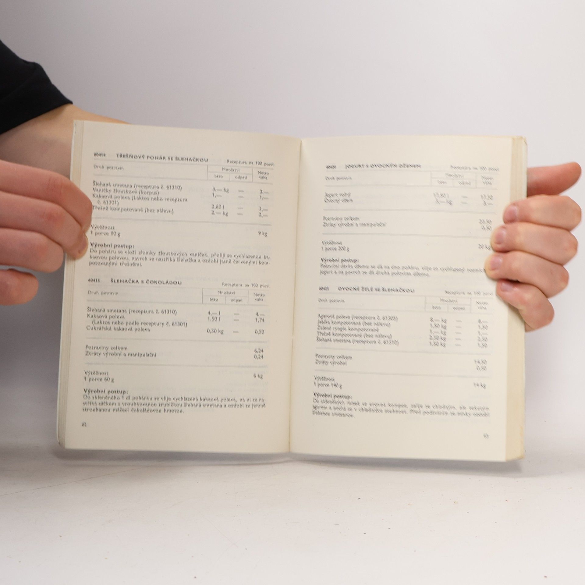 Various authors Receptury mléčných nápojů a jídel
