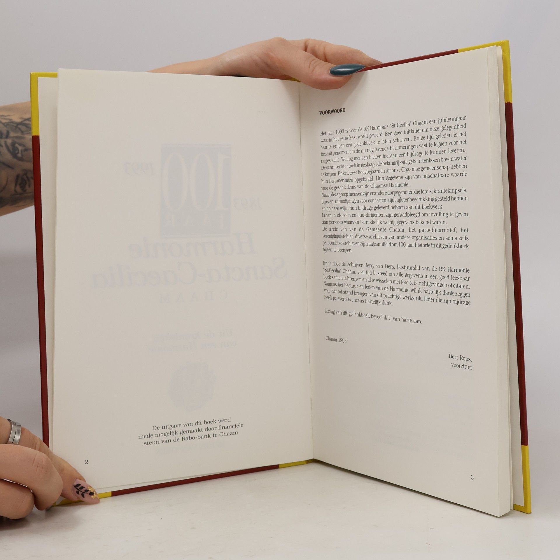 Berry Van Oers 100 Jaar Harmonie Sancta-Caecilia CHAAM