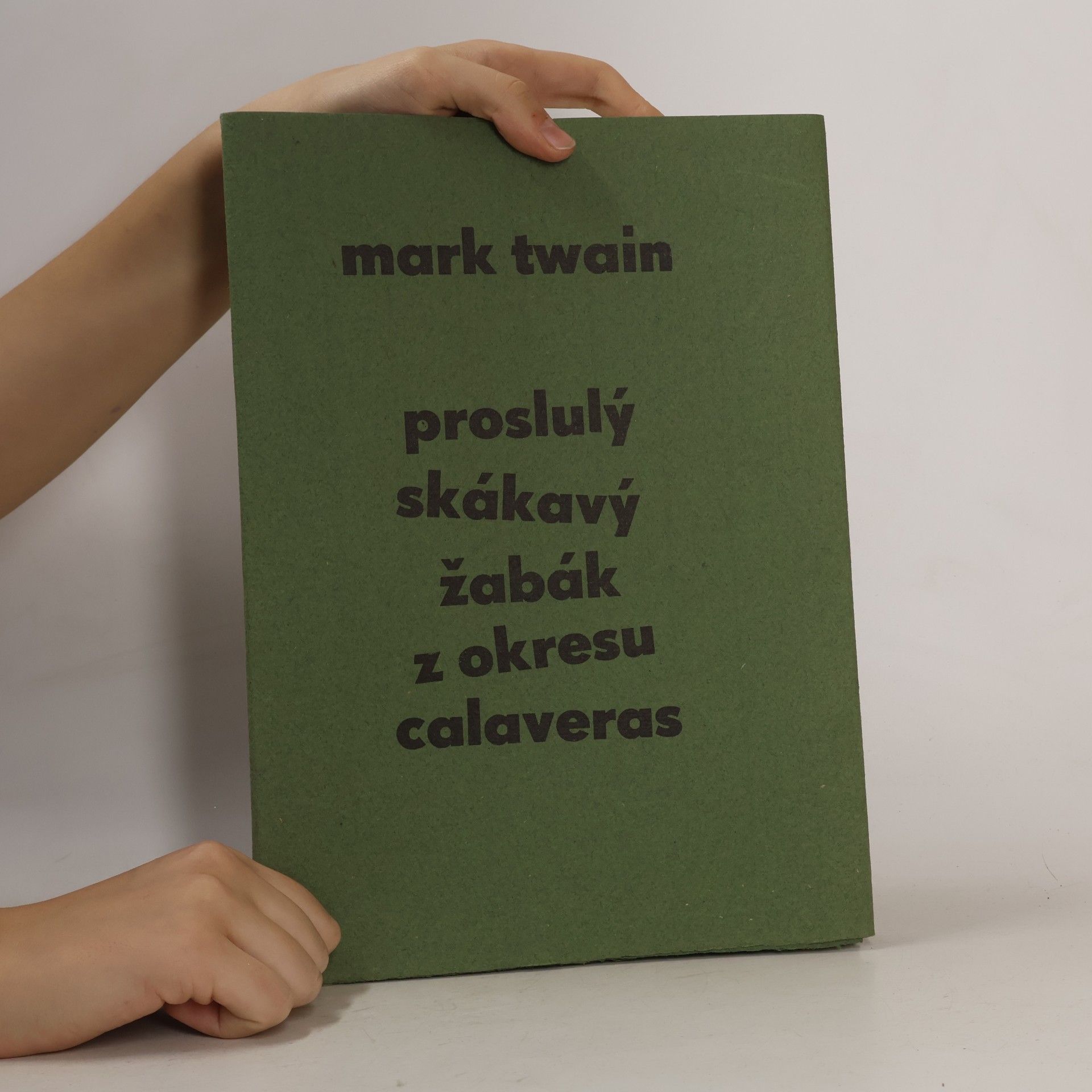 Mark Twain proslulý skákavý žabák z okresu calaveras