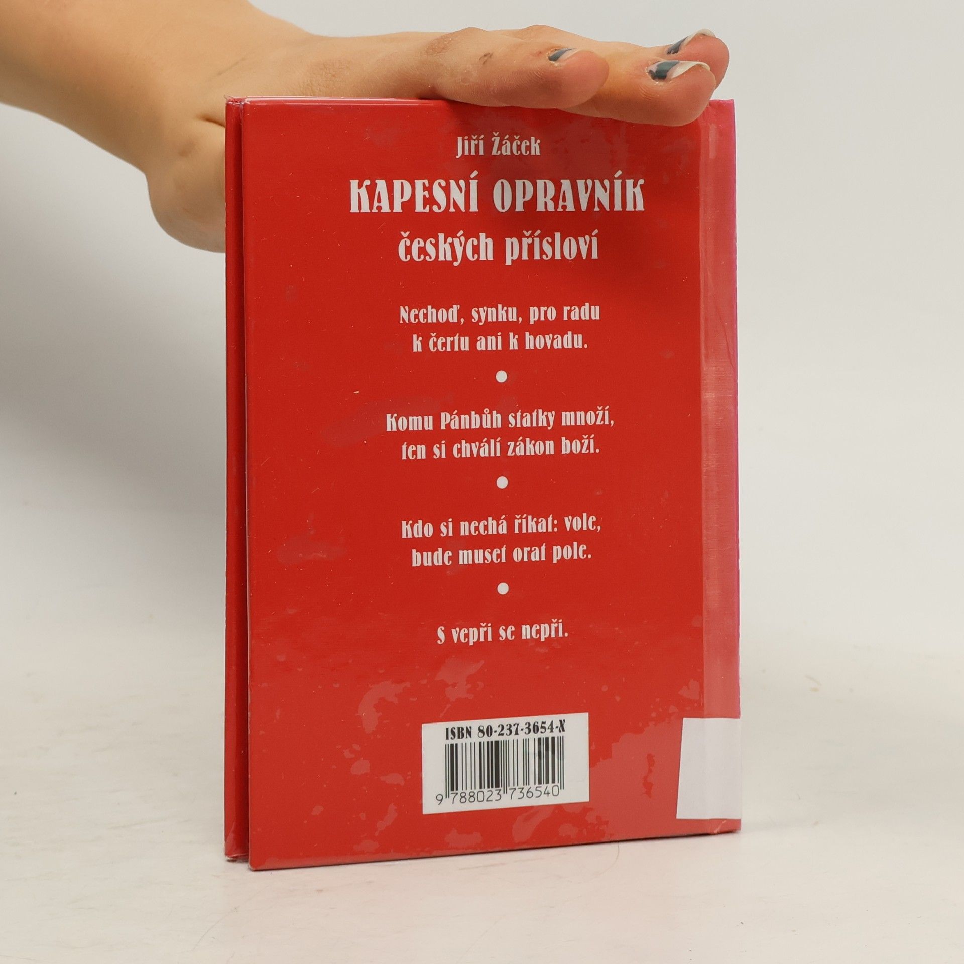 Jiří Žáček Kapesní opravník českých přísloví