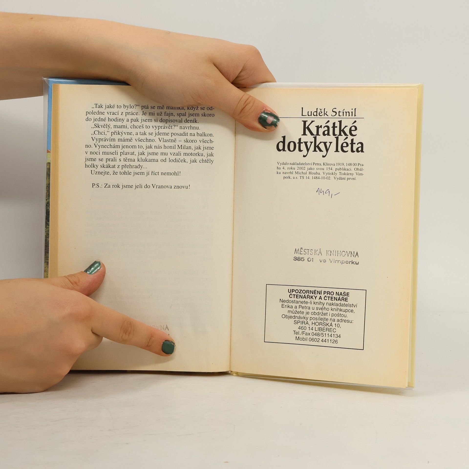 Luděk Stínil Krátké dotyky léta