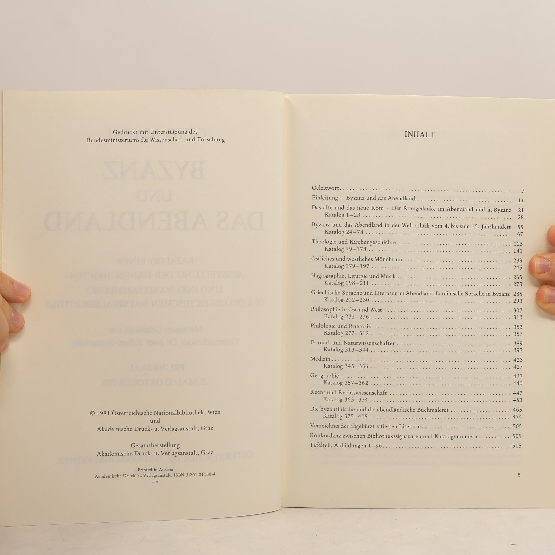 Otto Mazal Byzanz und das Abendland