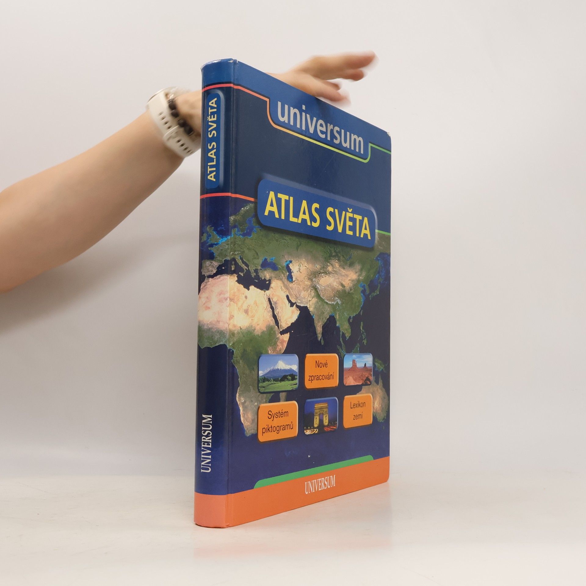 Irena Rybová Atlas světa nové zpracování, systém piktogramů, lexikon zemí