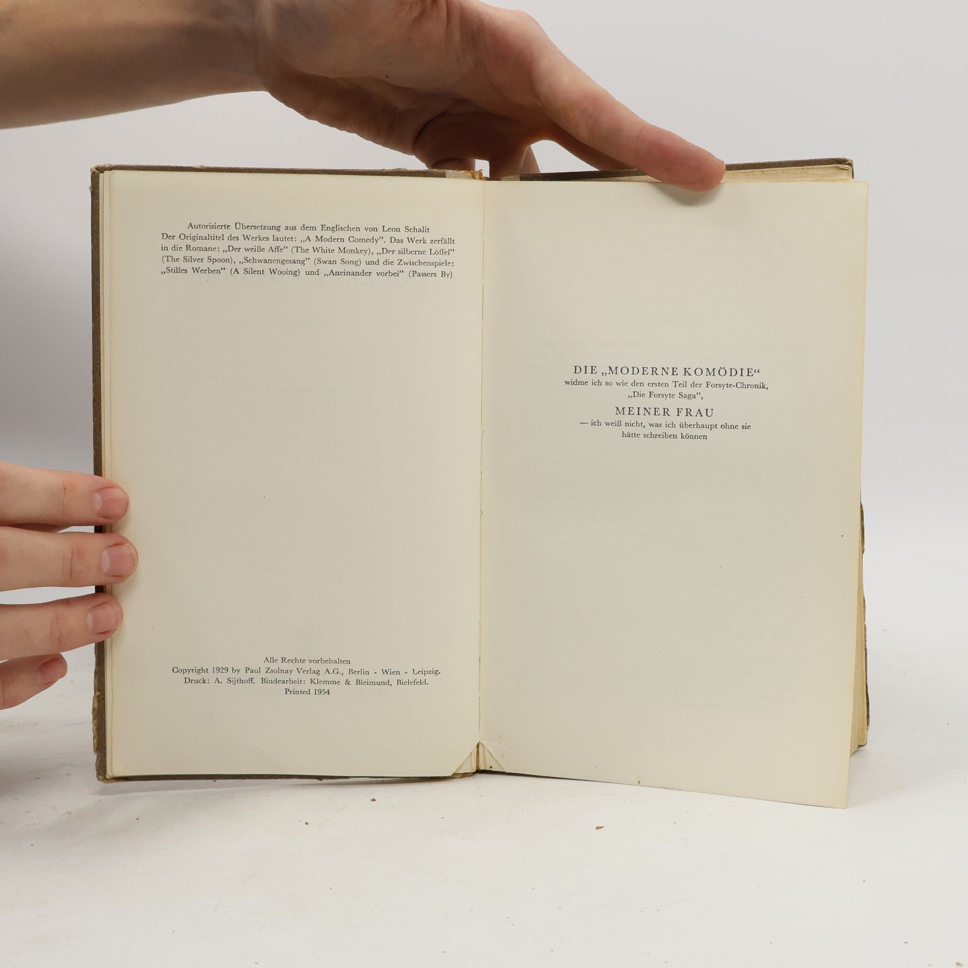 John Galsworthy Moderne Komedie