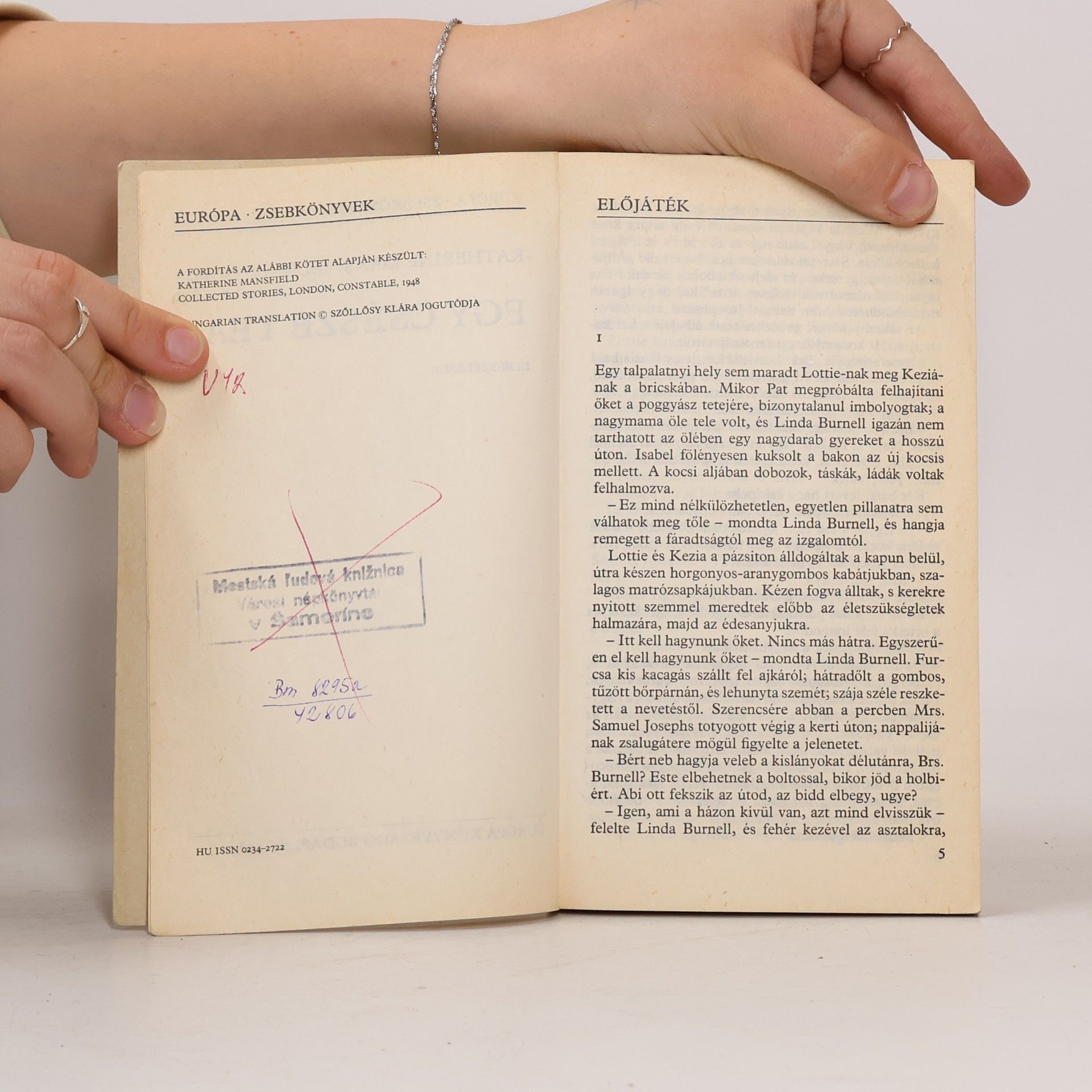 Katherine Mansfield Egy csésze tea