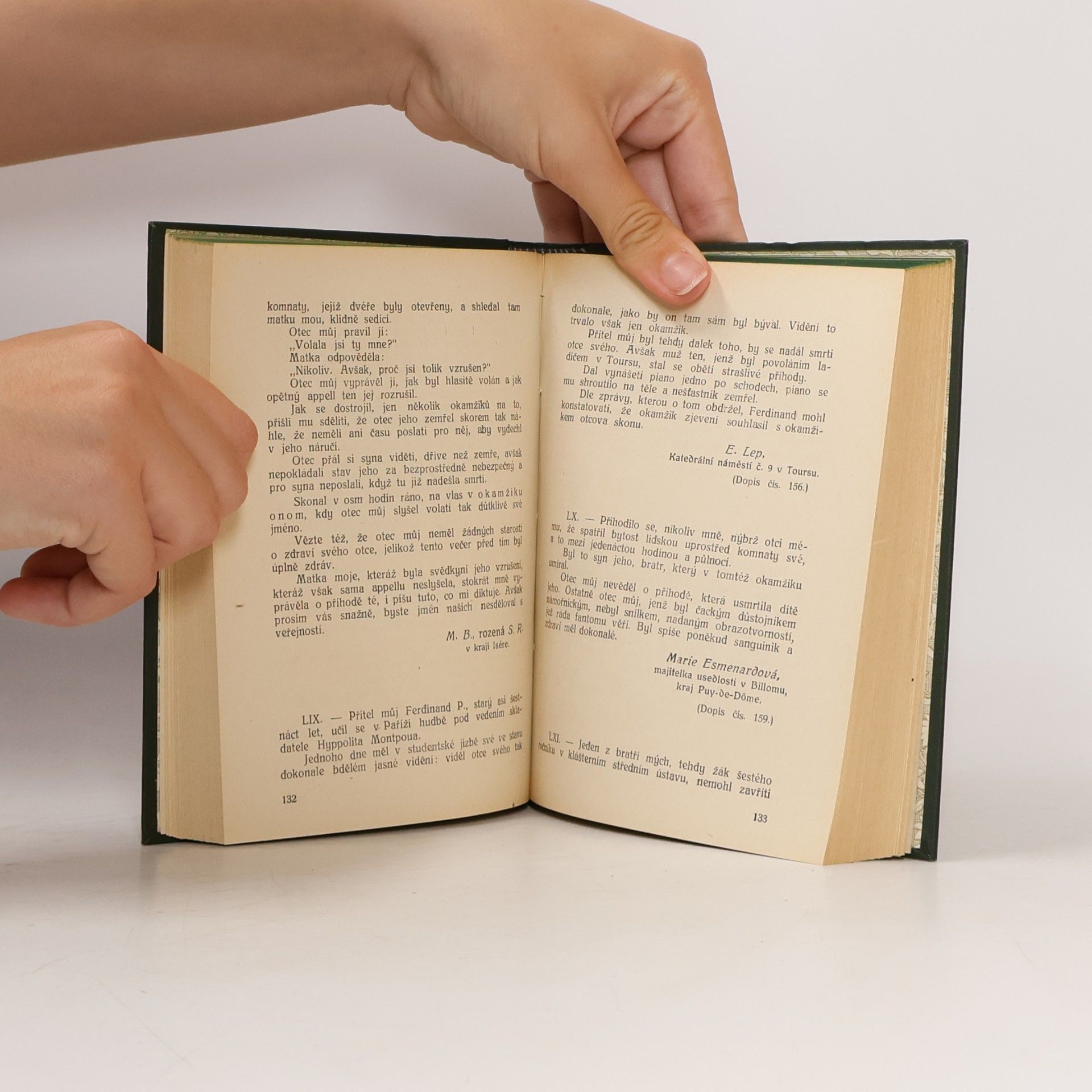 Camille Flammarion Neznámo a záhady duše lidské. Díl 1., Projevy umírajících, zjevení, telepatie, styky duševní na dálku, sugesce myšlenkové, vidění do dálky, svět snů, tušení a předpovědi budoucnosti