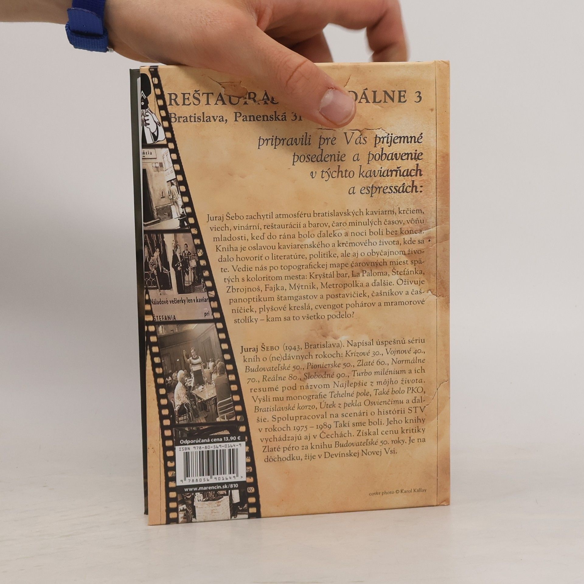 Juraj Šebo Kaviarne, krčmy a vinárne v Bratislave 1960 – 1989
