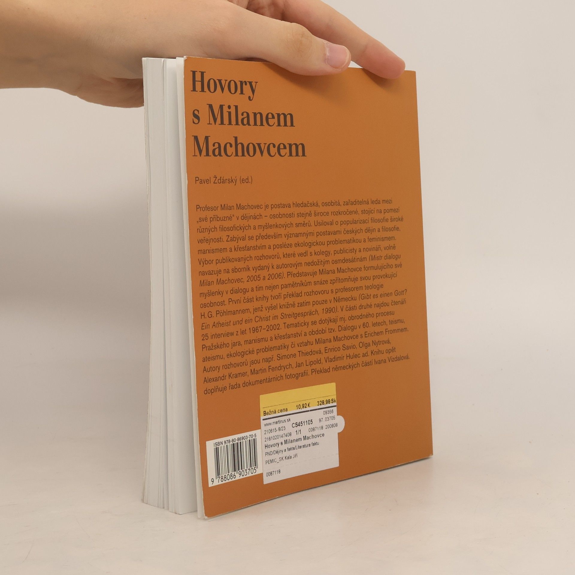 Milan Machovec Hovory s Milanem Machovcem