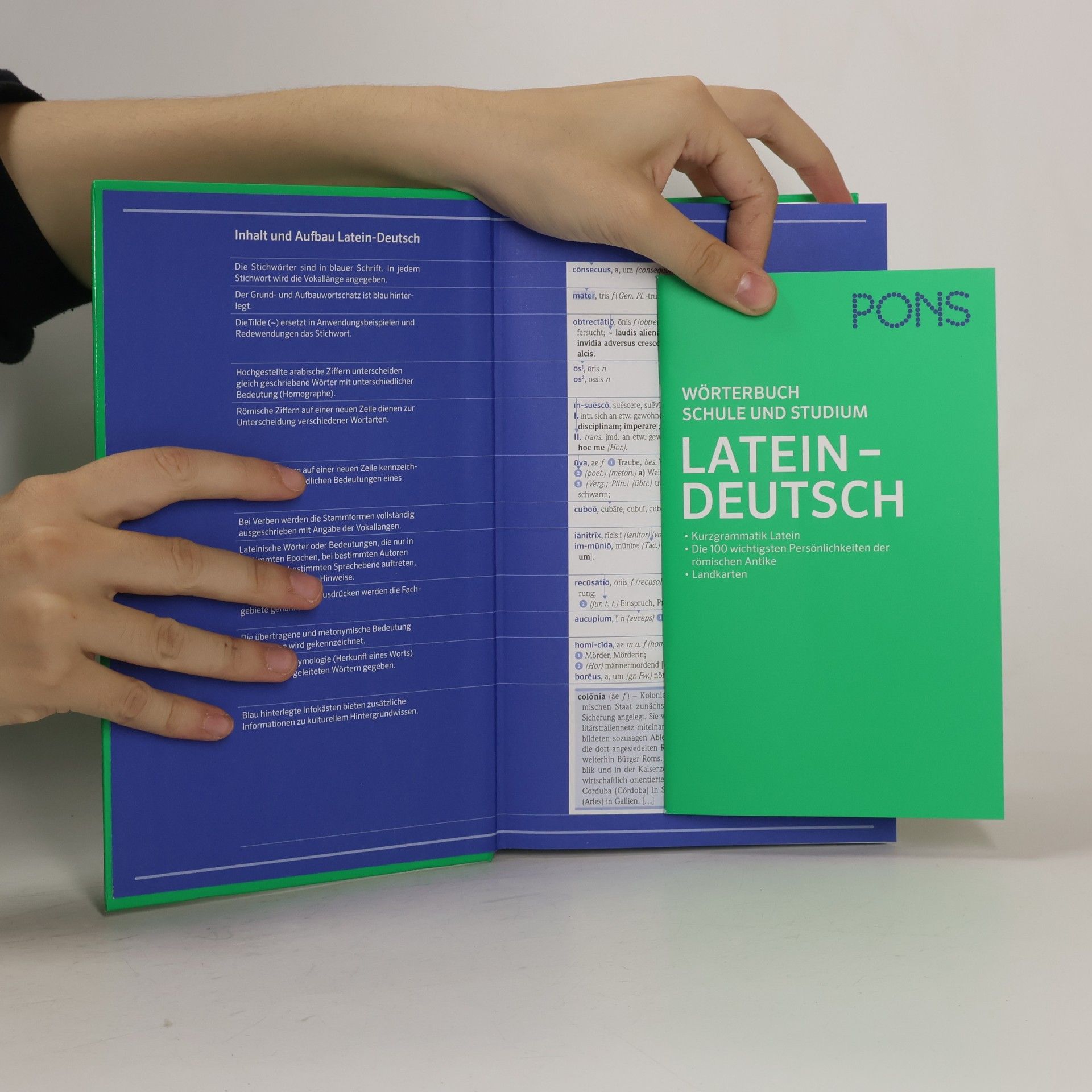 Autores varios PONS Wörterbuch für Schule und Studium Latein