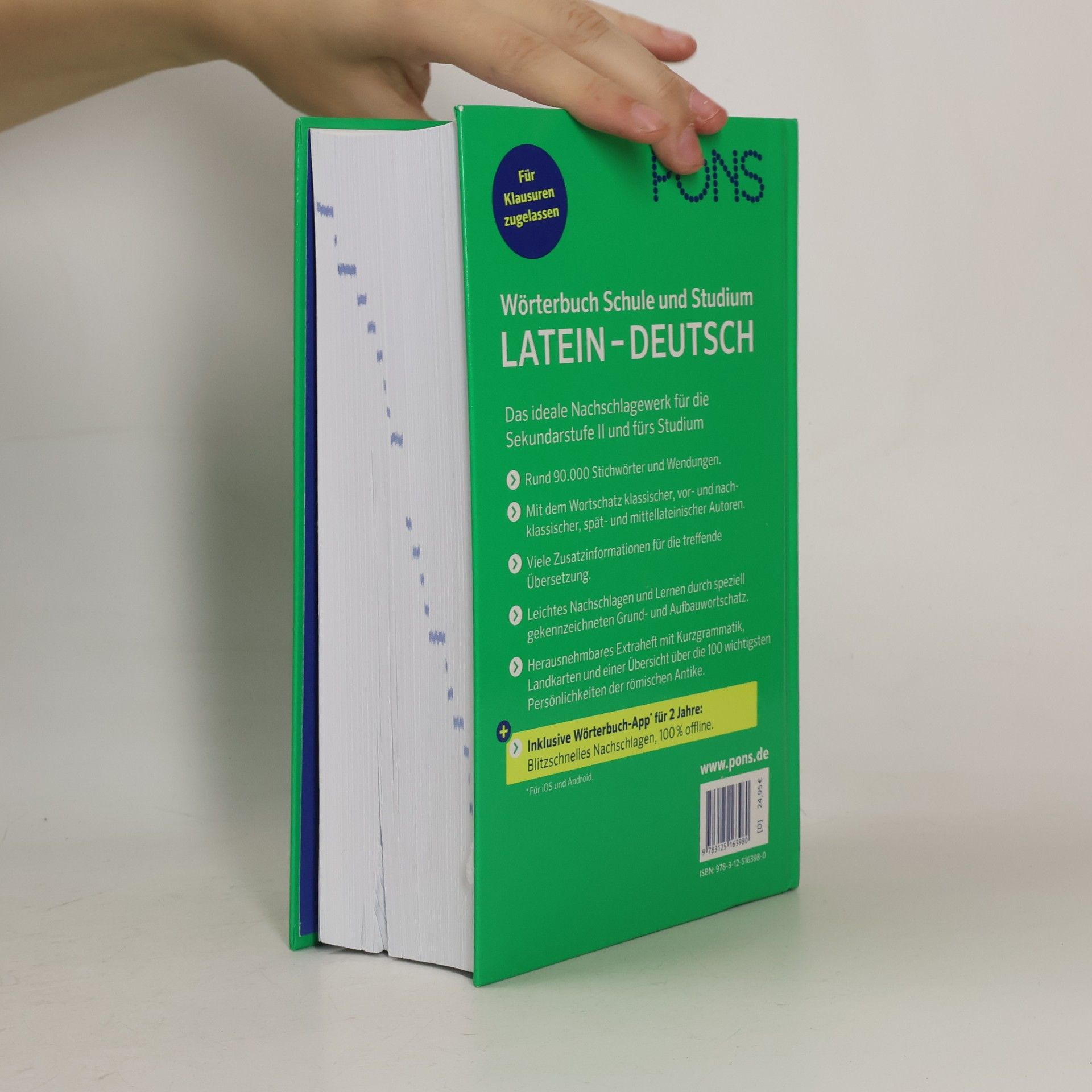 Autores varios PONS Wörterbuch für Schule und Studium Latein