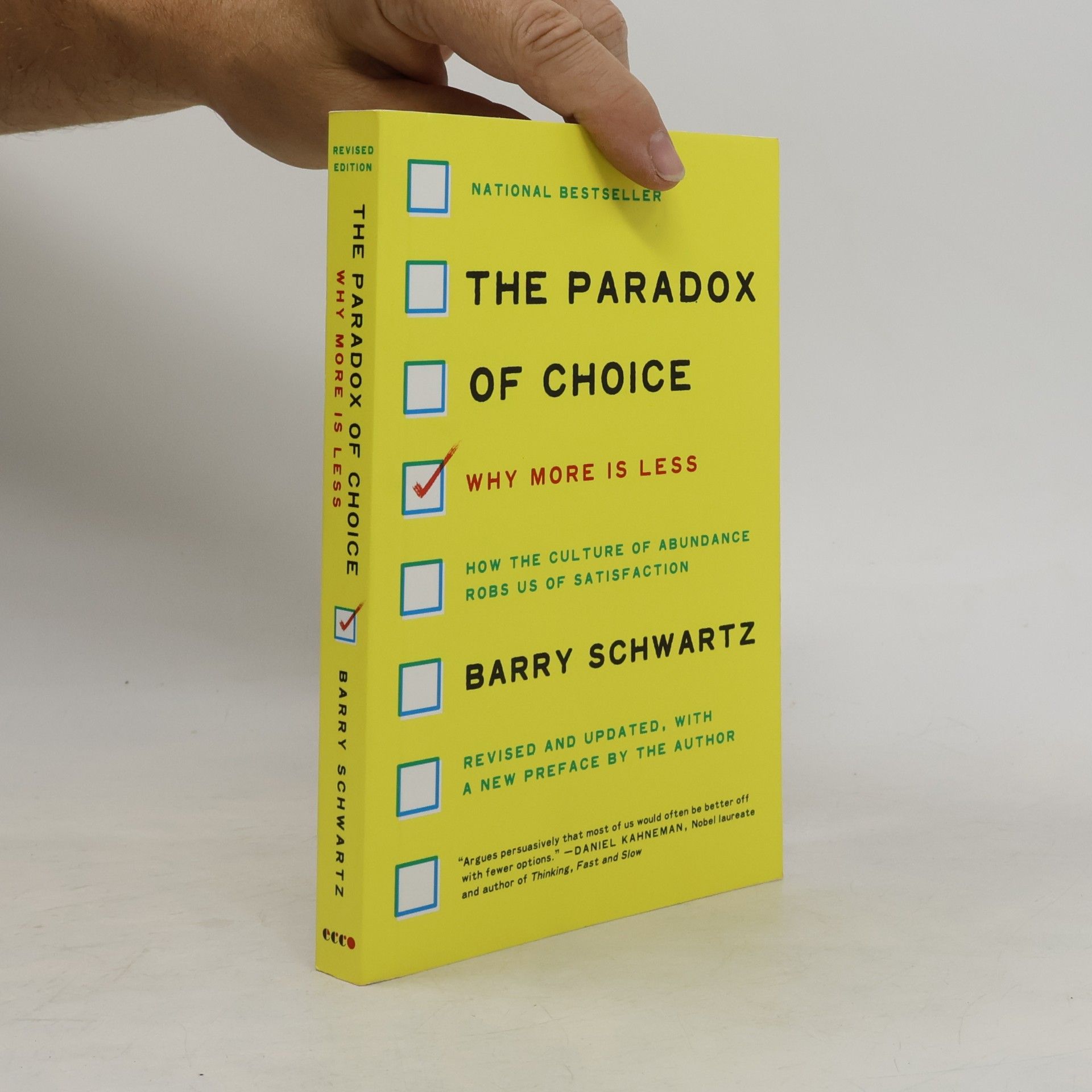 Barry Schwartz The Paradox of Choice