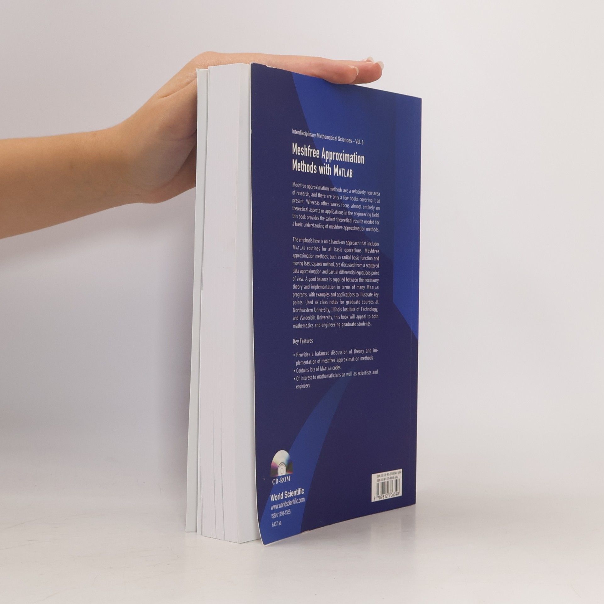 Gregory E. Fasshauer Interdisciplinary Mathematical Sciences - 6: Meshfree Approximation Methods with MATLAB (with CD-ROM)