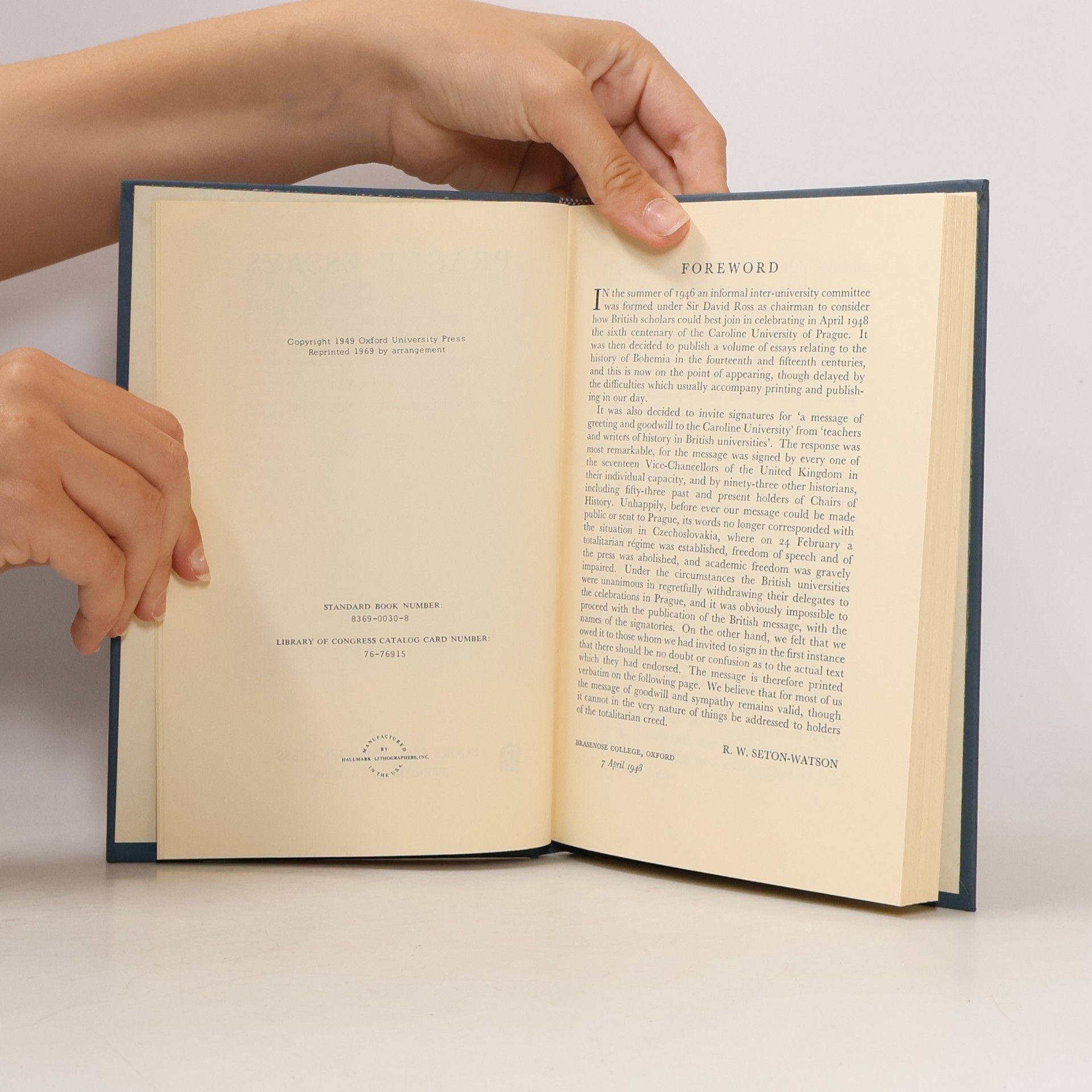 Seton-Watson Prague Essays