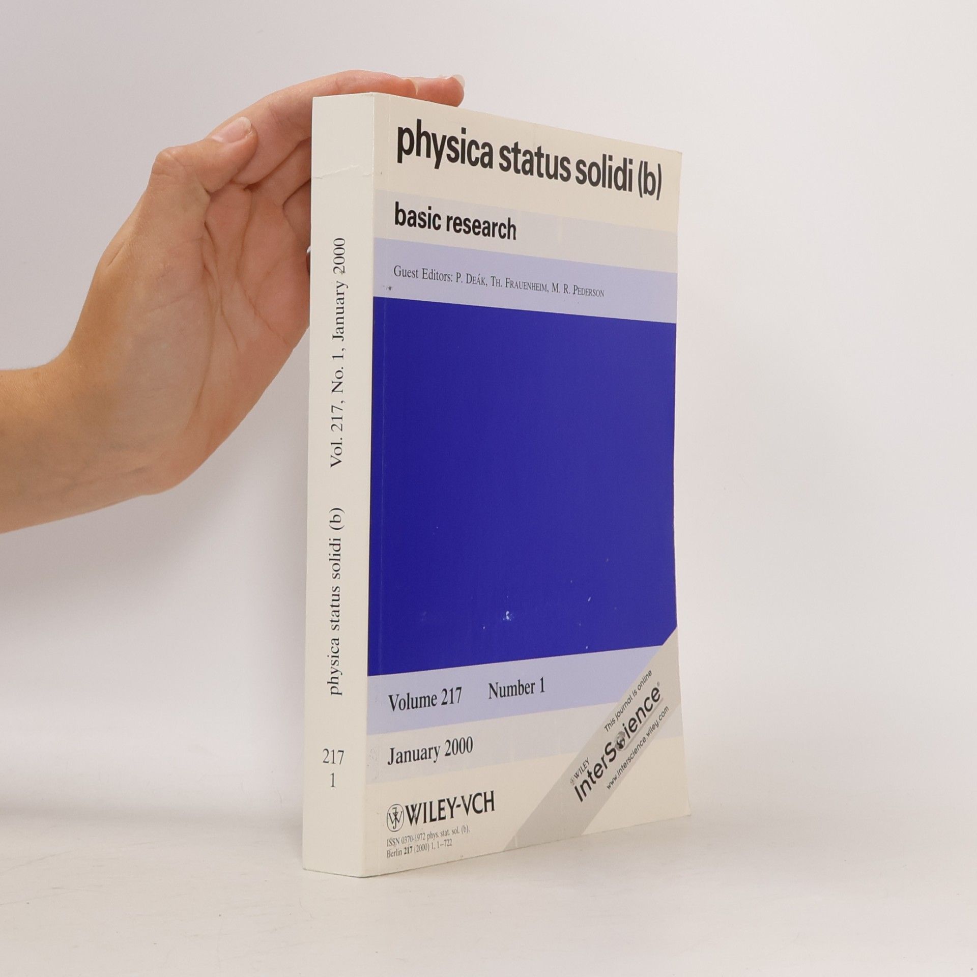 Auteurscollectief Physica status solidi (b)