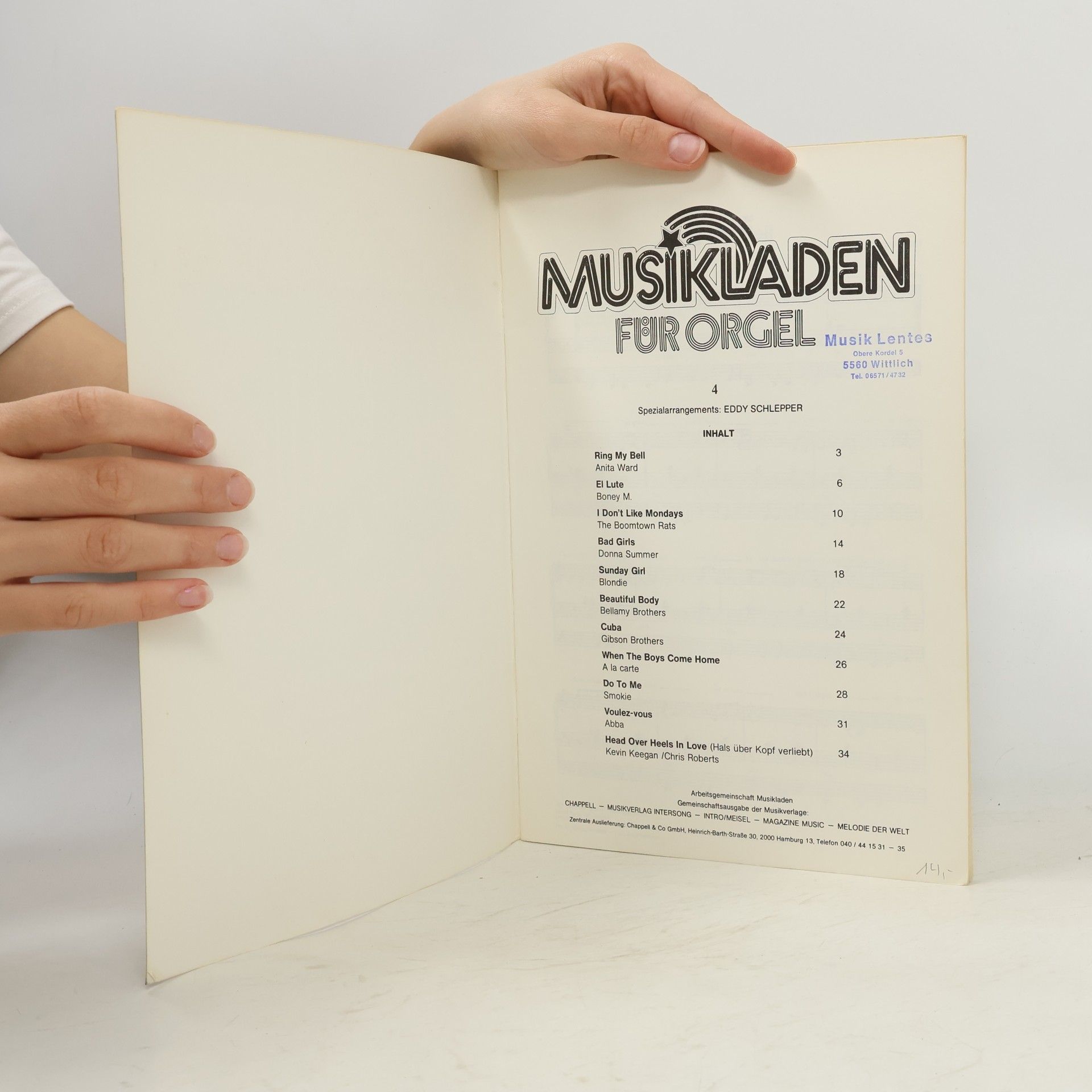 Auteurscollectief MUSIKLADEN FÜR ORGEL 4