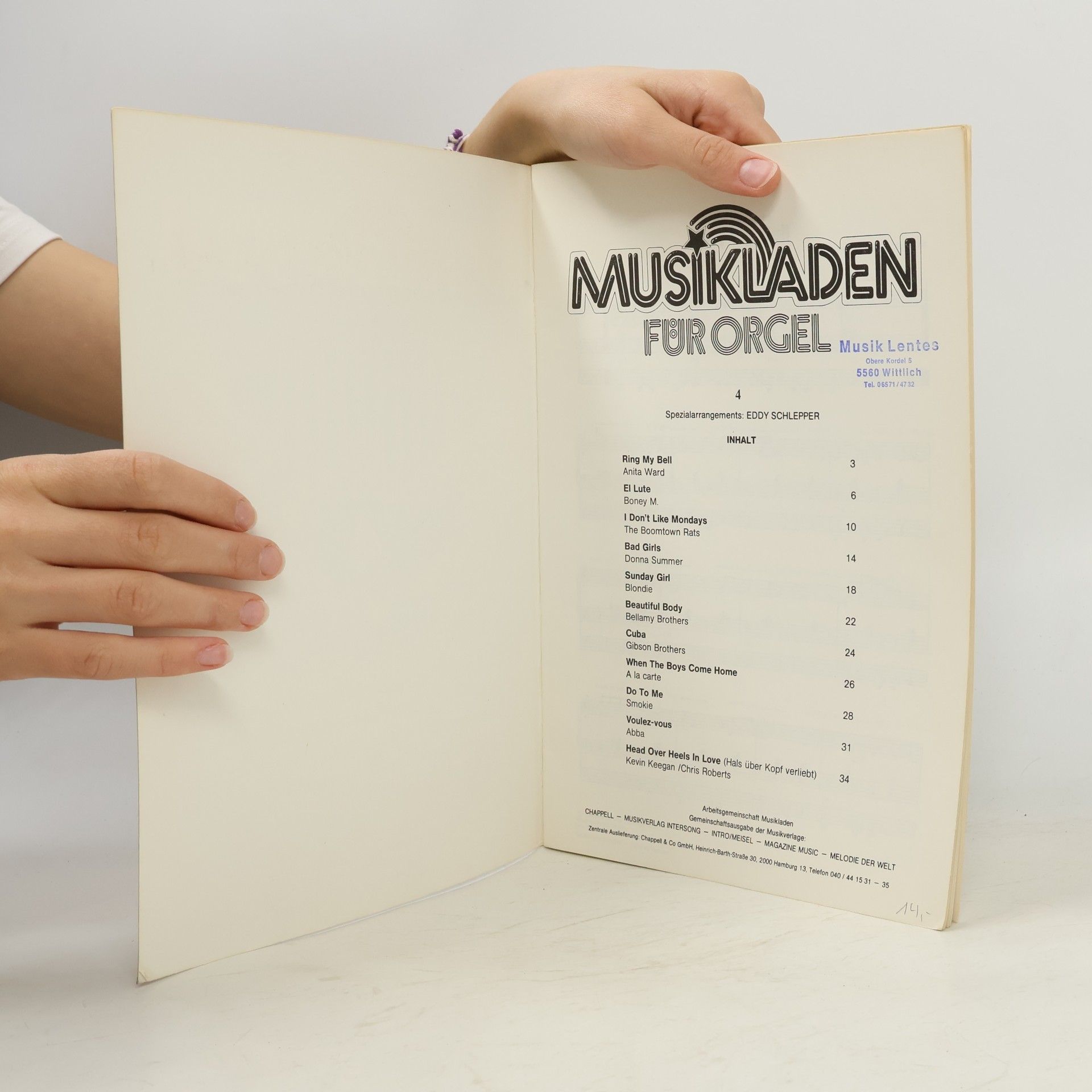 Auteurscollectief MUSIKLADEN FÜR ORGEL 4