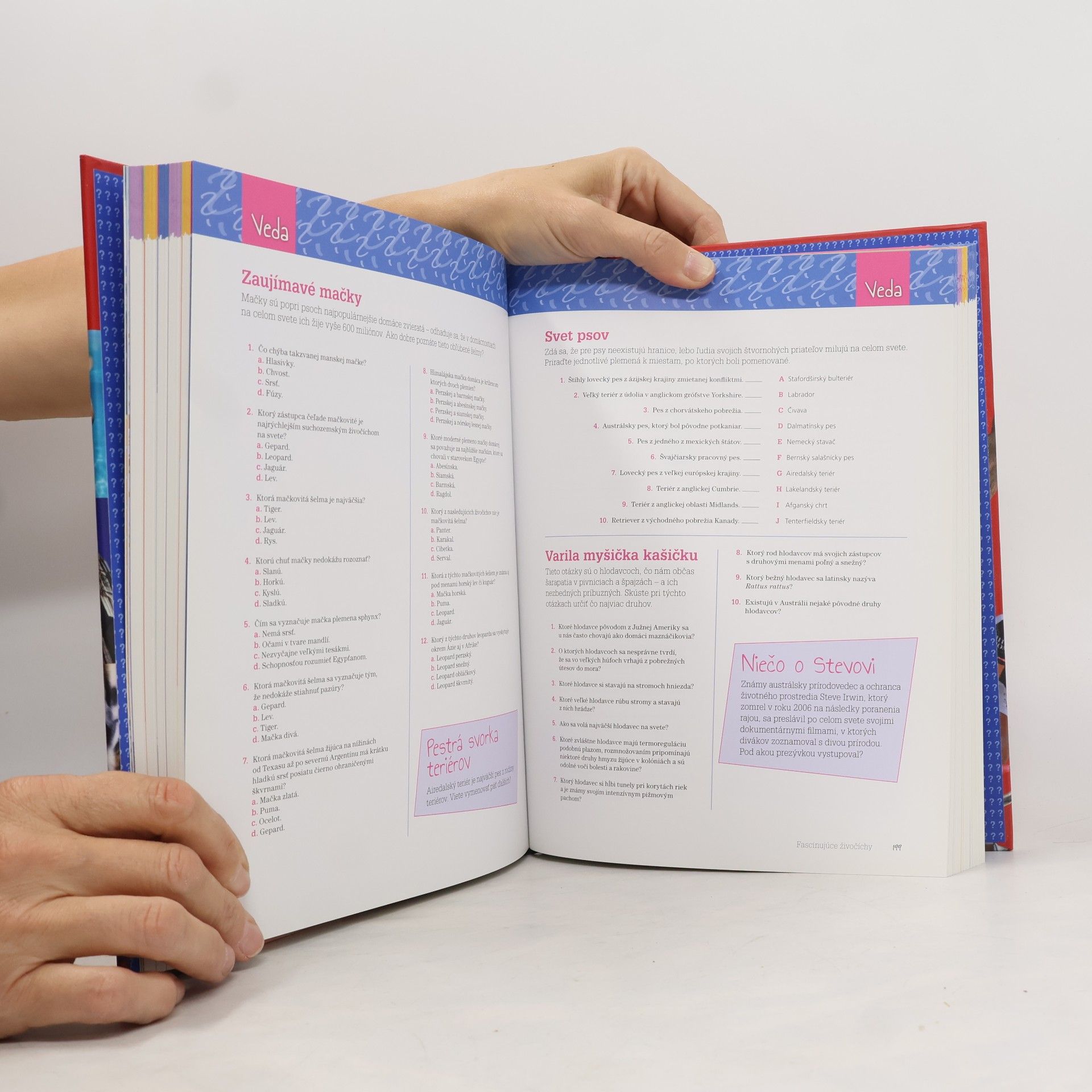 Various authors Kniha plná otáznikov, alebo cesta k titulu domáceho vševeda