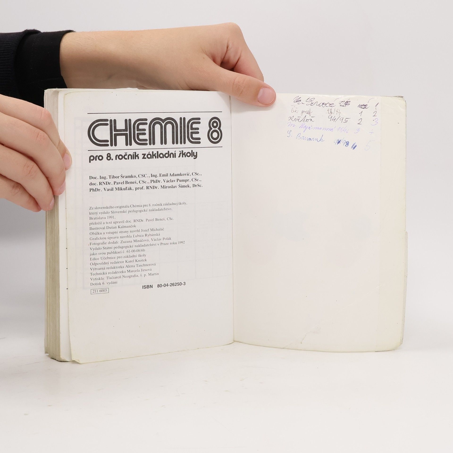 Tibor Šramko Chemie 8