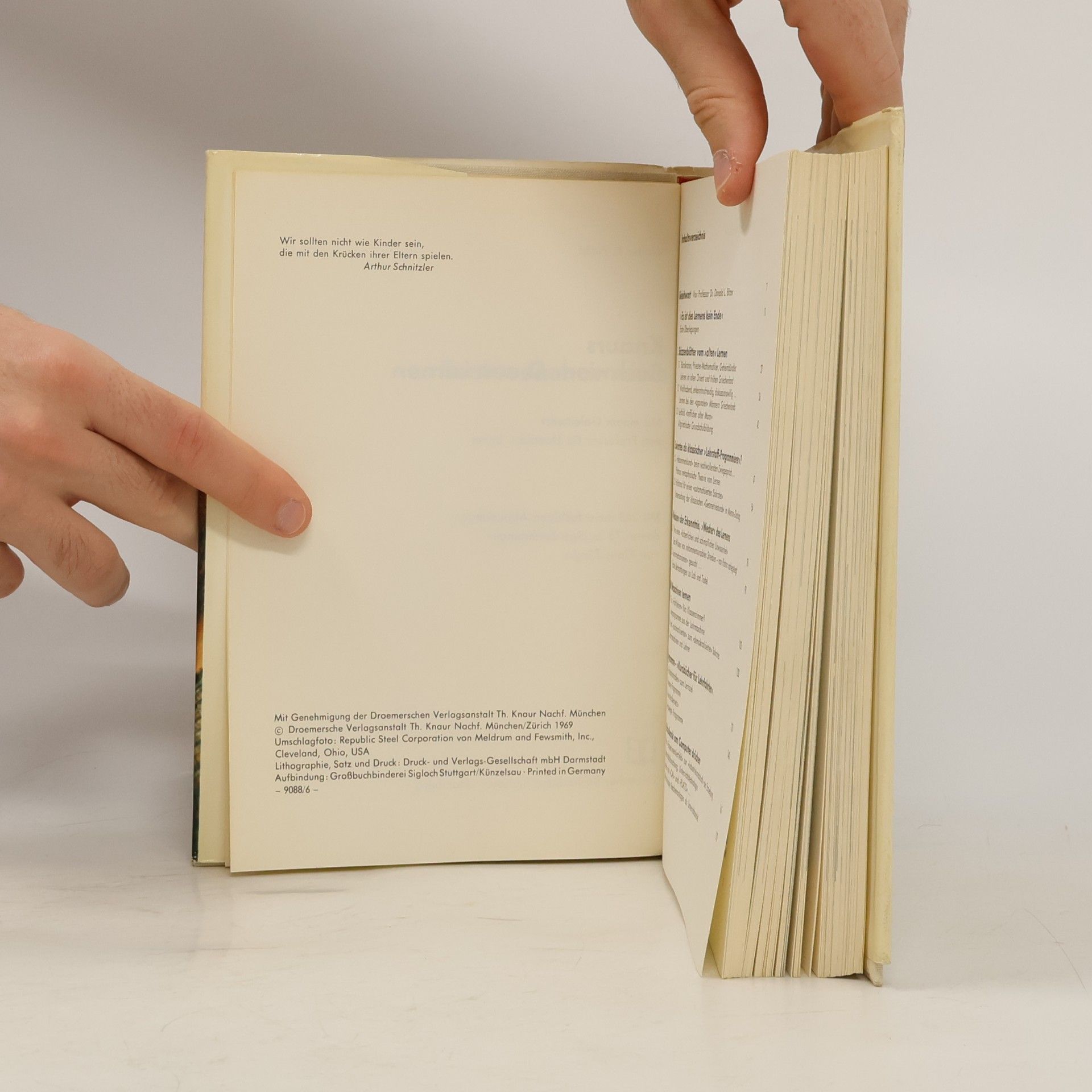 Walter Robert Fuchs Knaurs Buch vom neuen Lernen