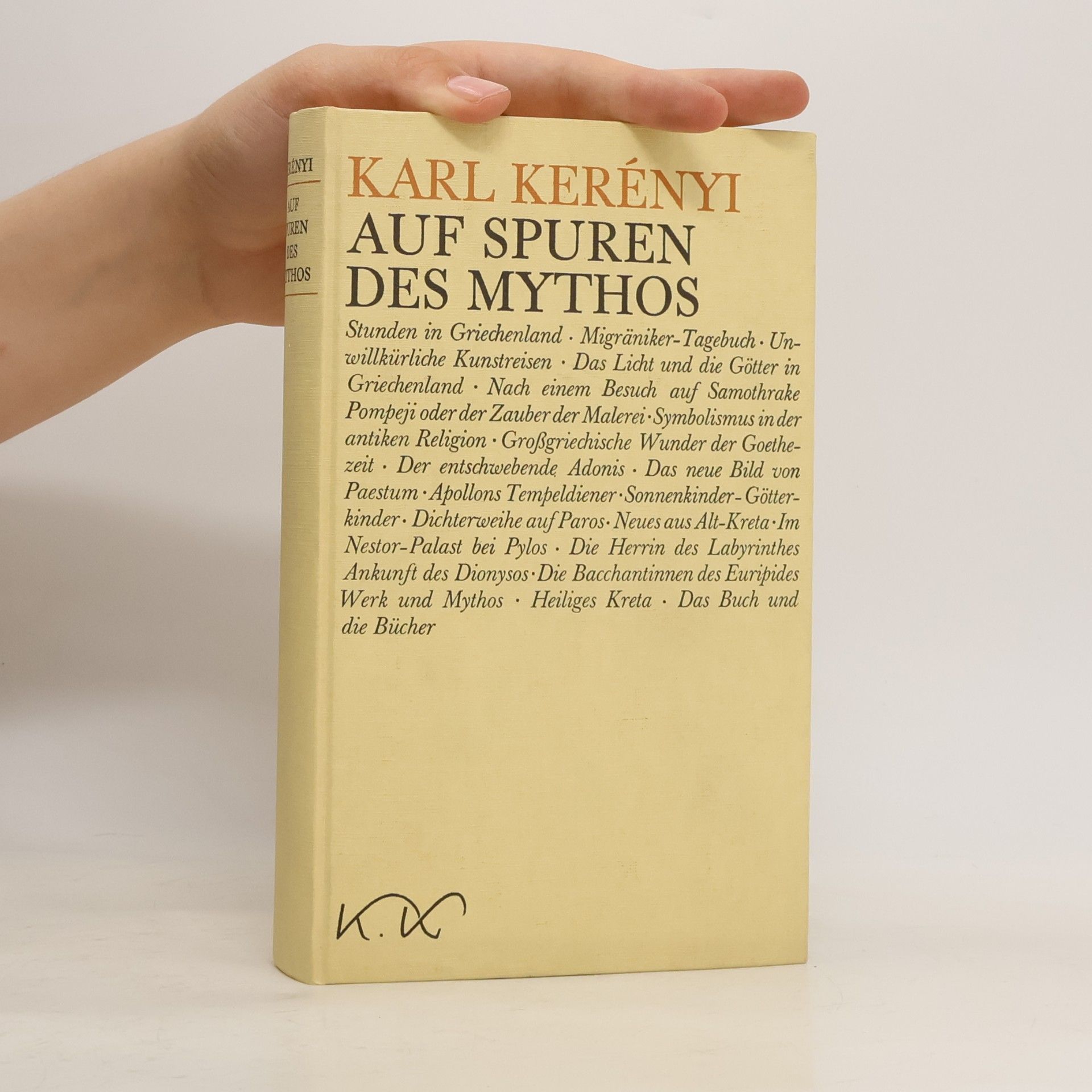 Karl Kerényi Auf Spuren des Mythos