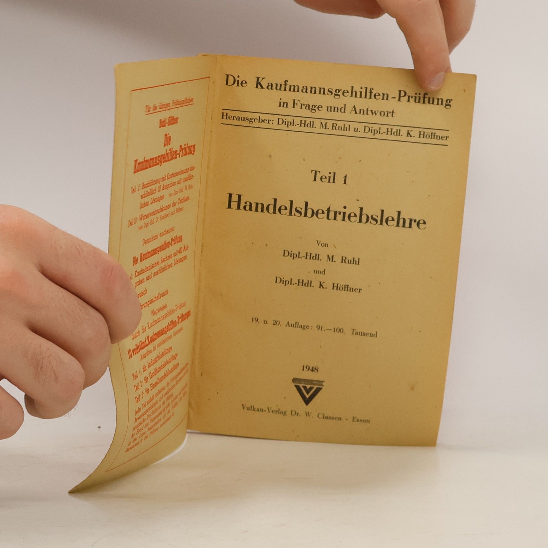 Jerry M. Ruhl Die Kaufmannsgehilfen-Prüfung
