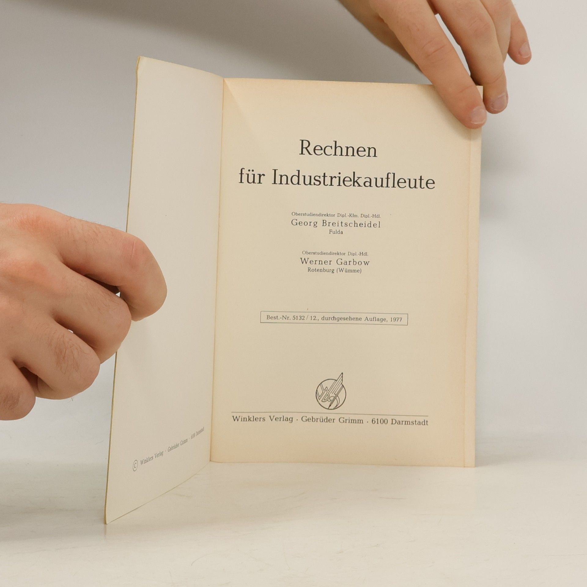 Georg Breitscheidel Rechnen für Industriekaufleute