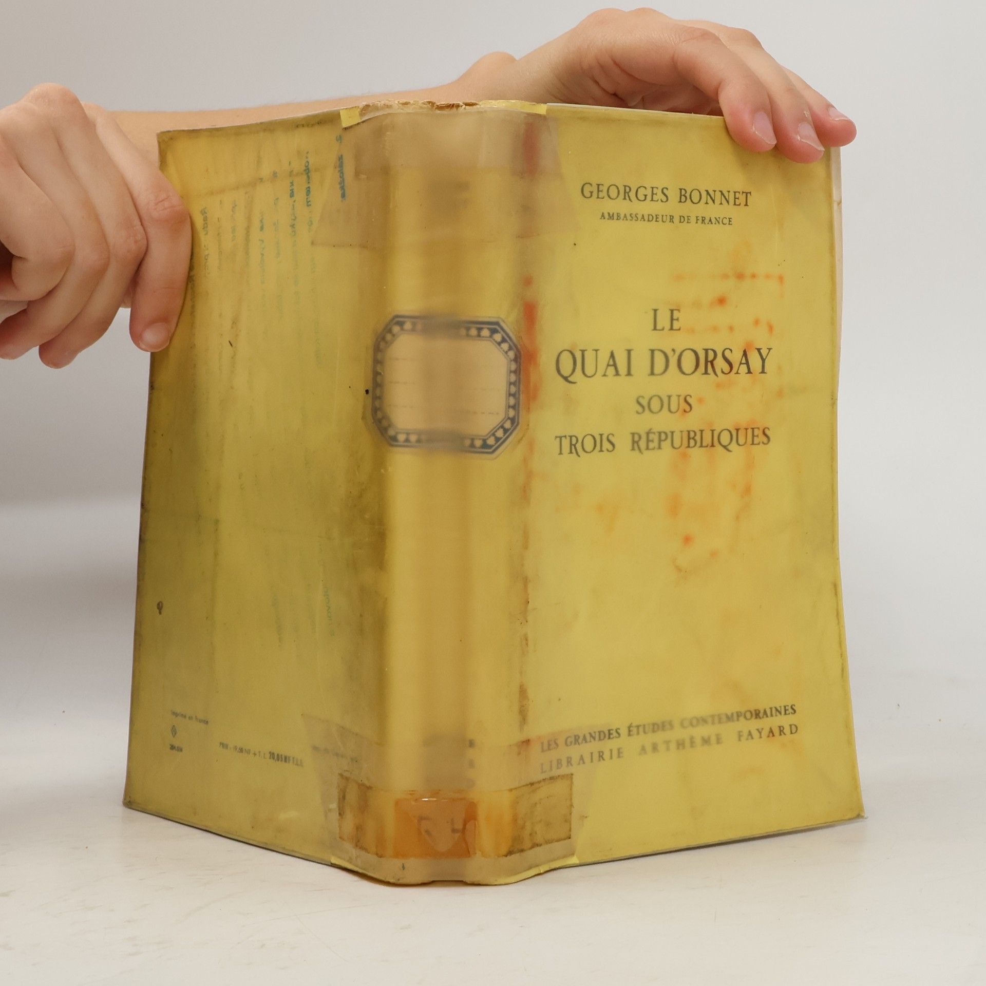 Georges Bonnet LE QUAI D'ORSAY SOUS TROIS RÉPUBLIQUES