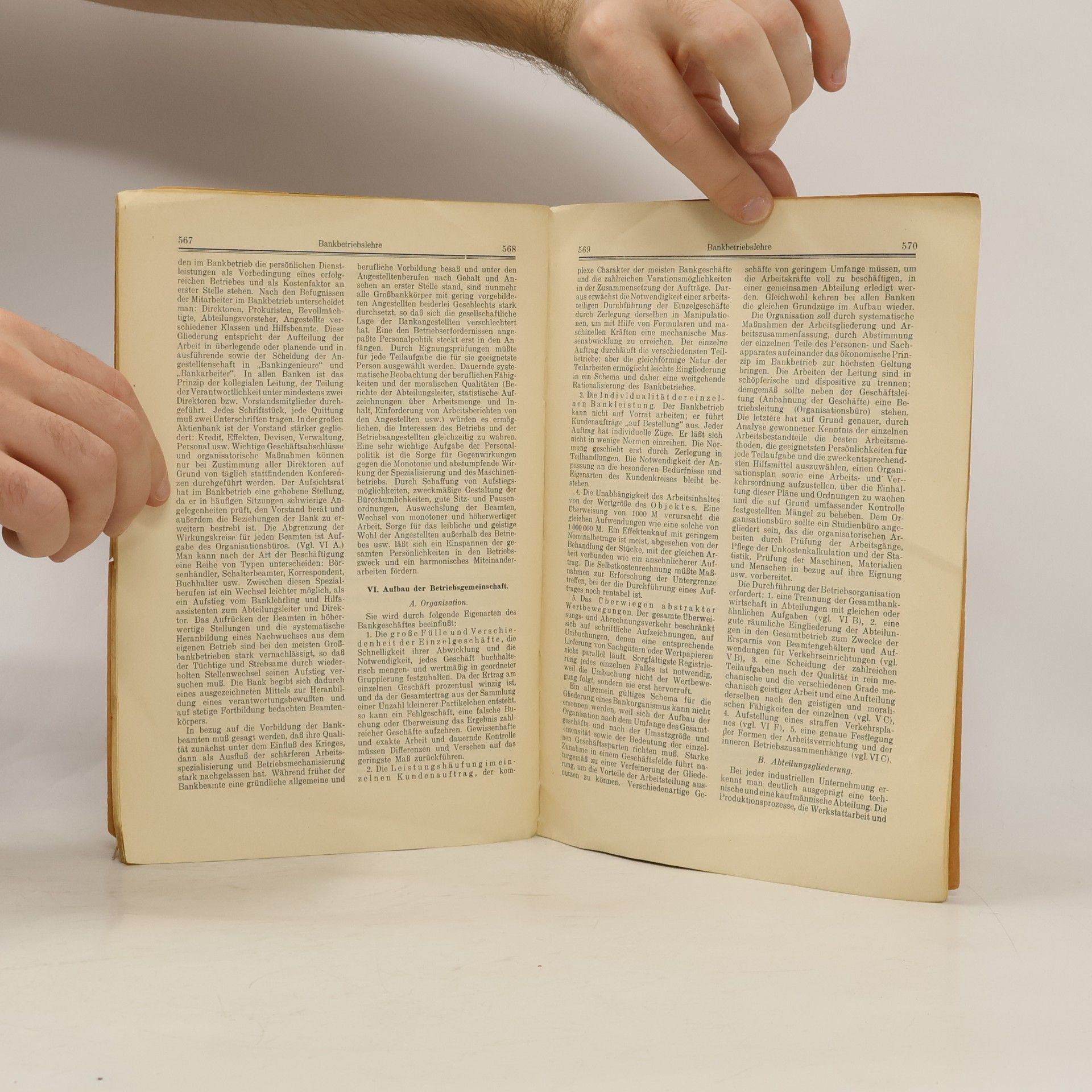 H. Nicklisch Handwörterbuch der Betriebswirtschaft. Sonderabdruck