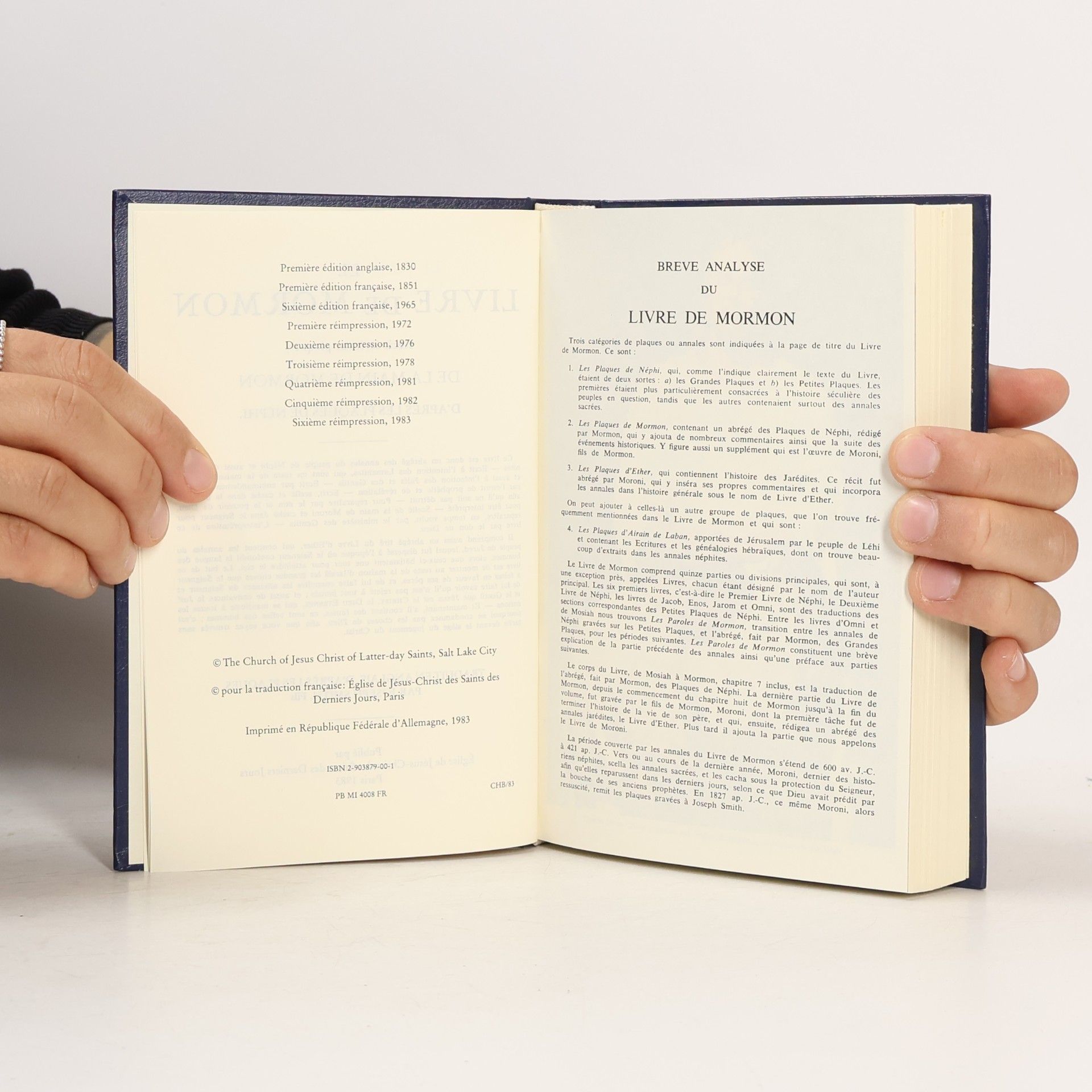 Joseph Smith Le Livre de Mormon