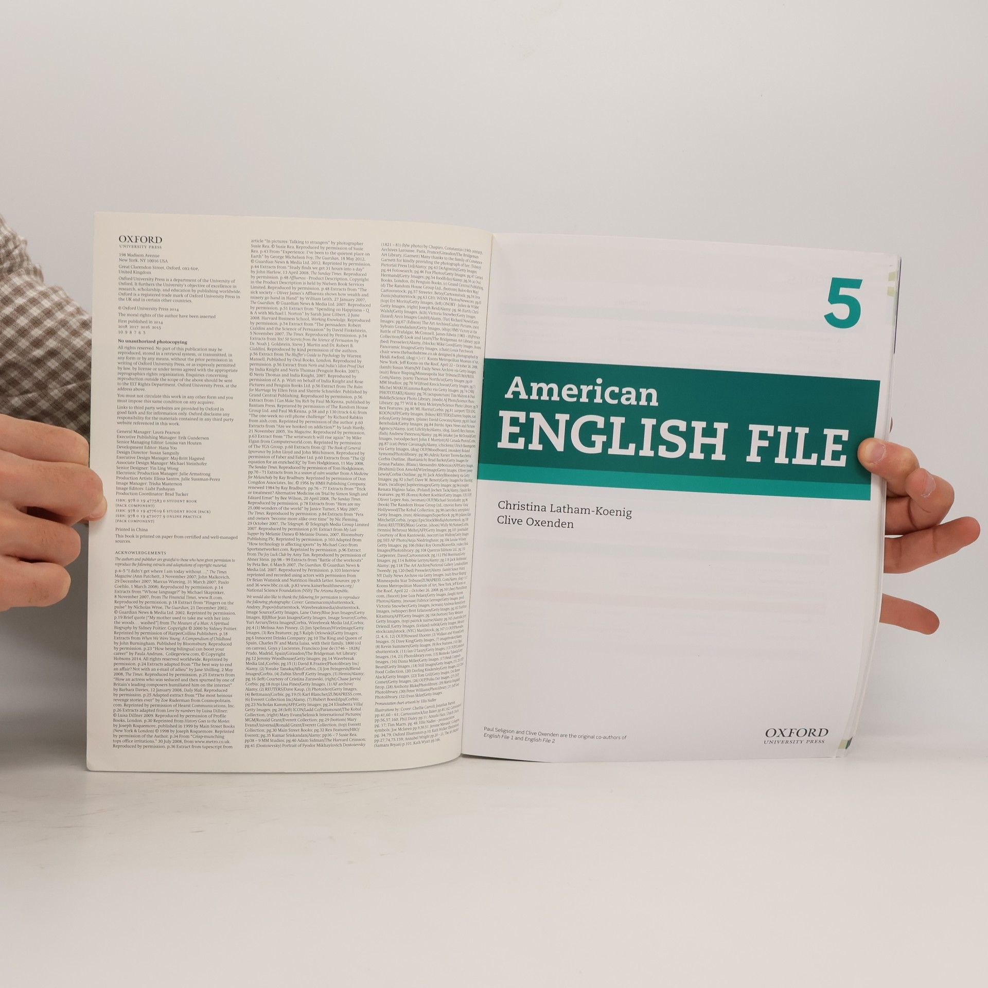 Christina Latham-Koenig American English File 5 SB+iTutor+Online - Second Edition