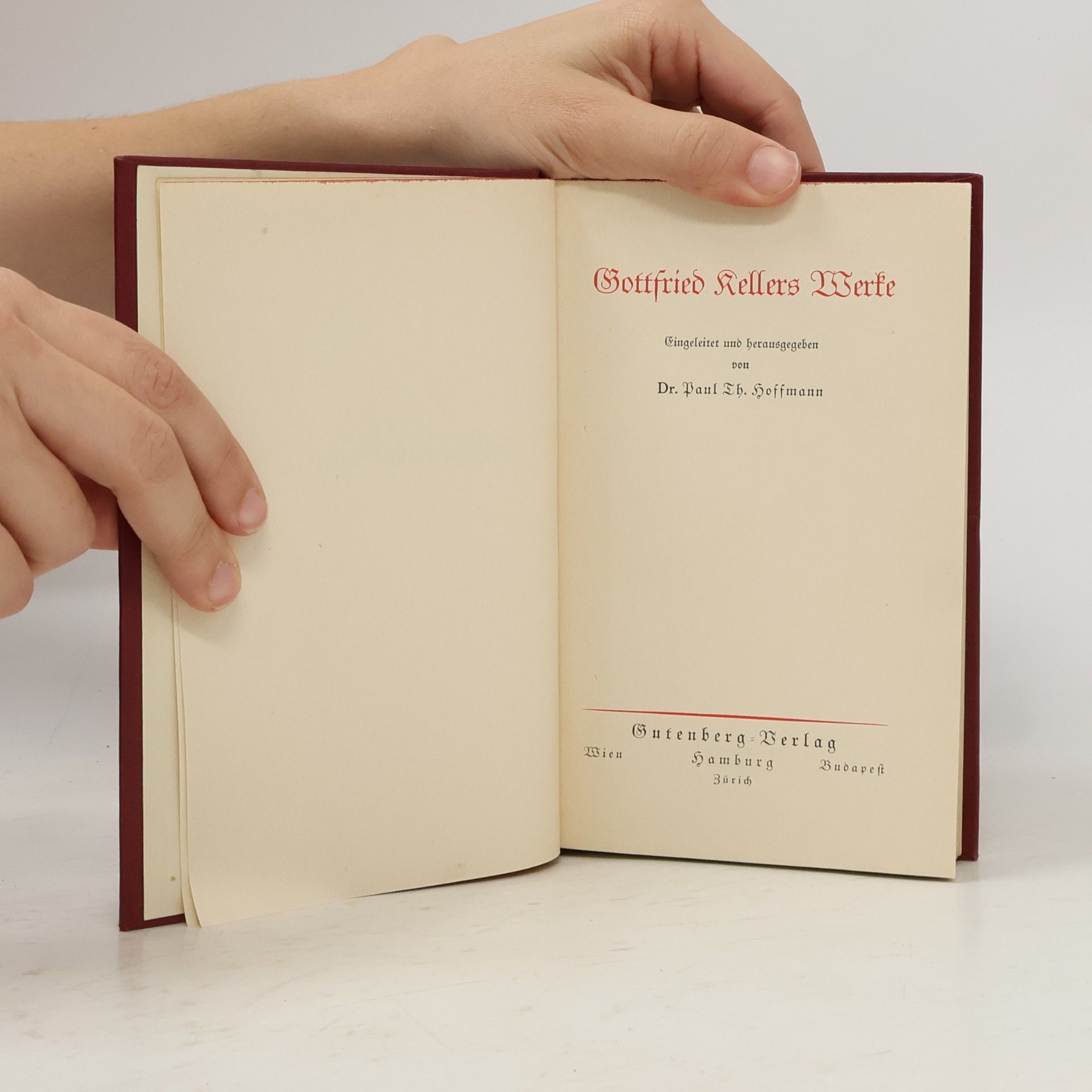 Autorenkollektiv Gottfried Kellers Werke
