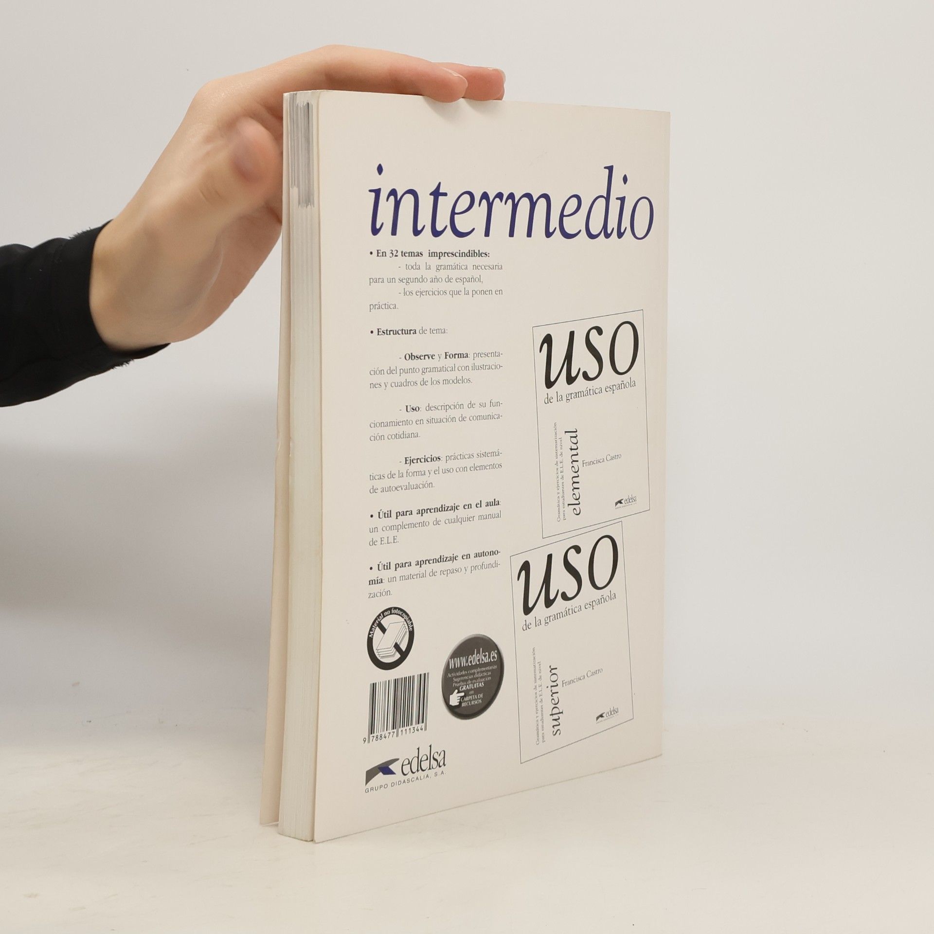 Francisca Castro Uso de la gramática española. Intermedio