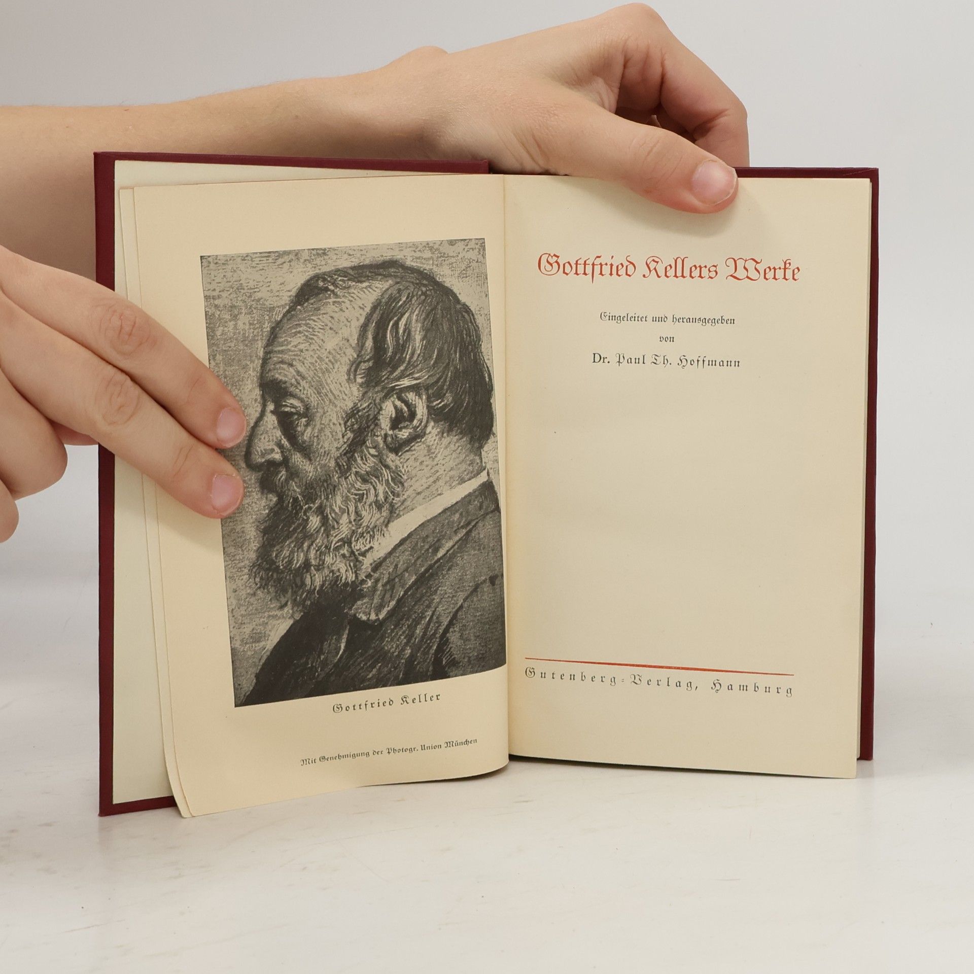 Gottfried Keller Gottfried Kellers Werke