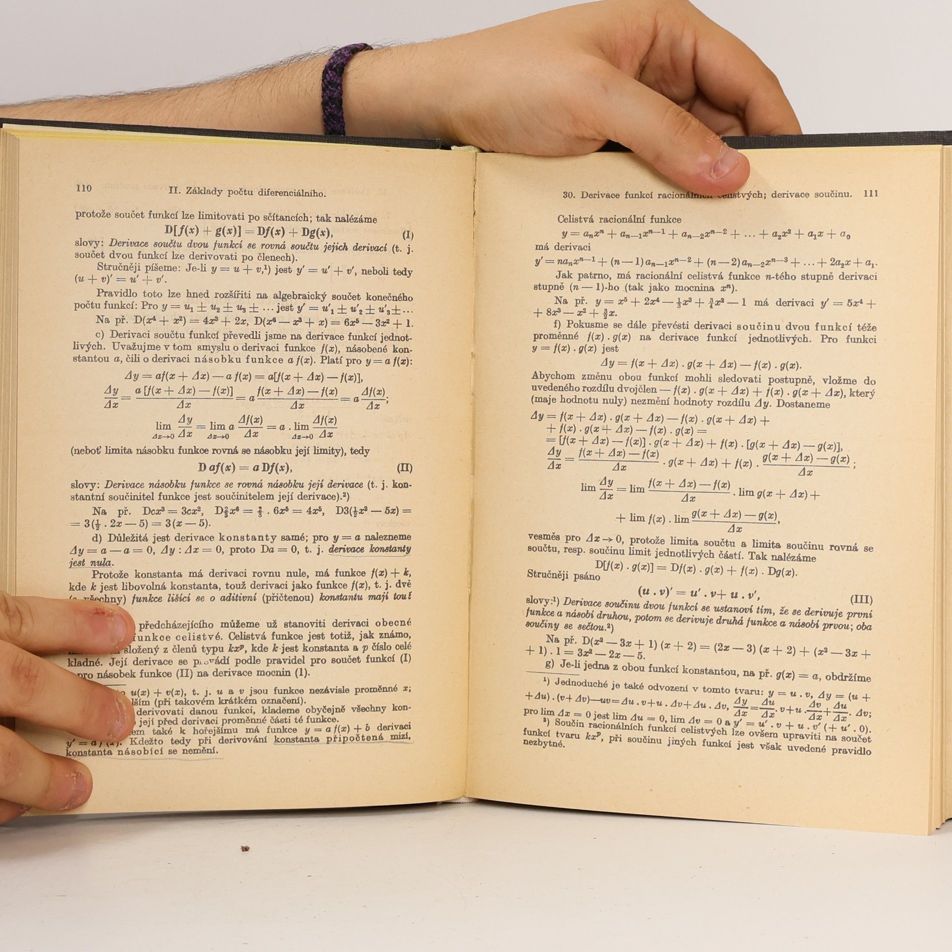 Jan Vojtěch Základy matematiky ke studiu věd přírodních a technických, část druhá.
