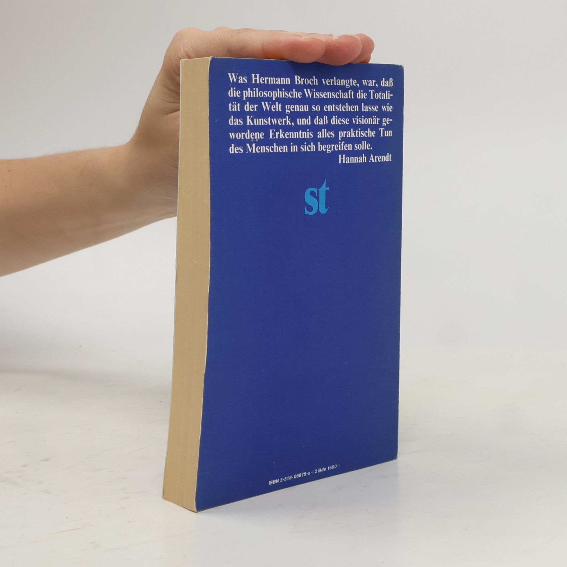 Hermann Broch Philosophische Schriften 1