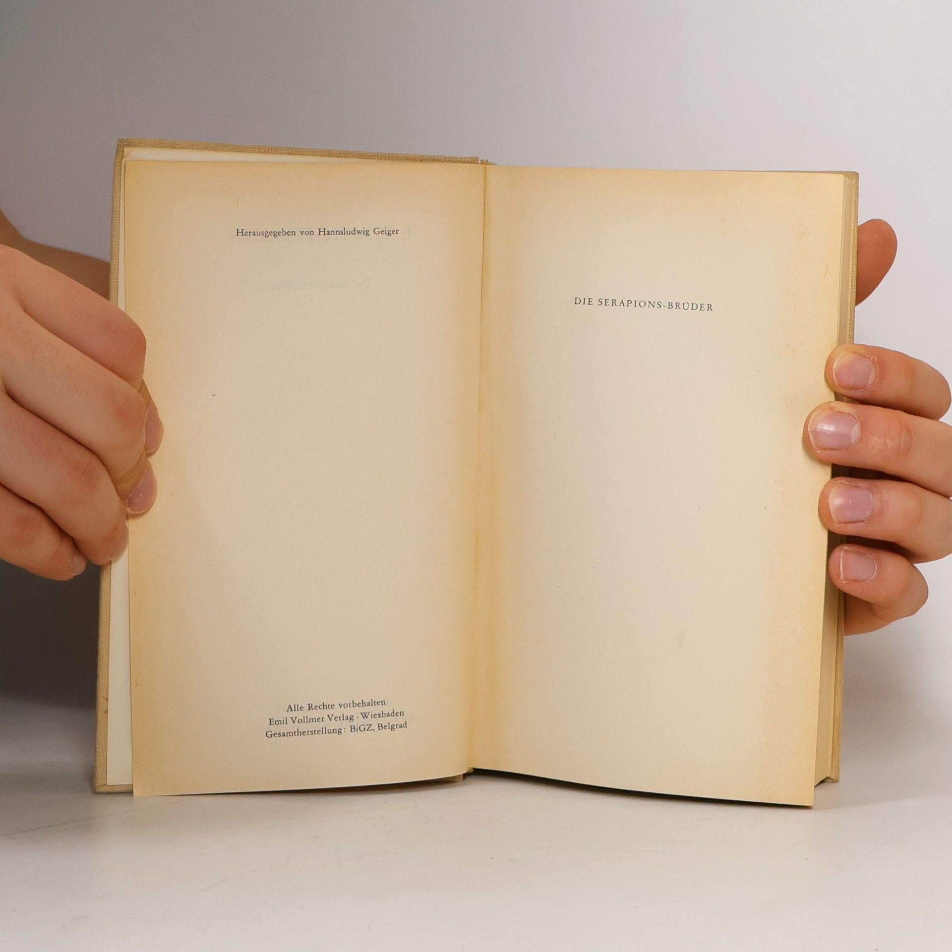 E. T. A. Hoffmann Werke