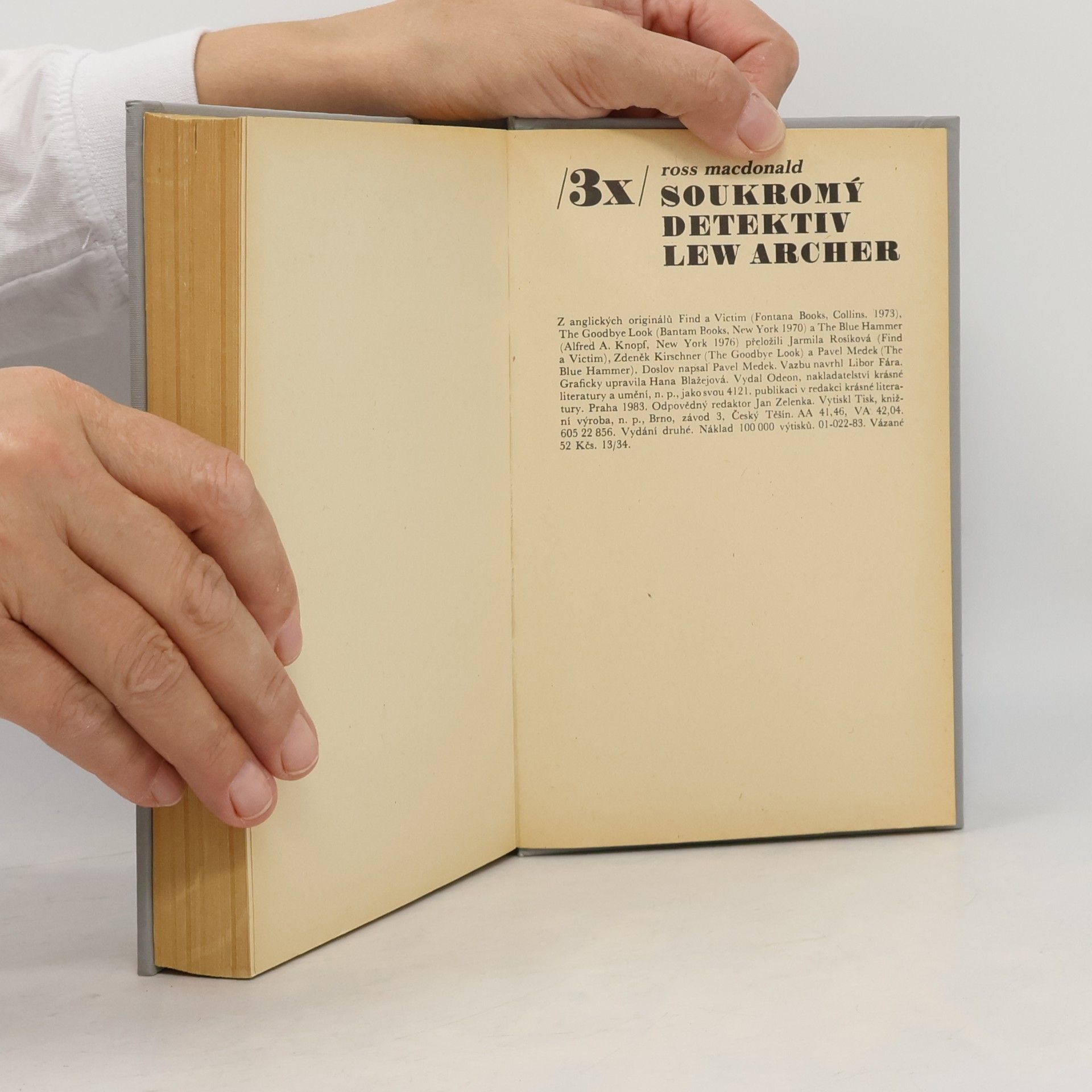 Ross Macdonald Třikrát soukromý detektiv Lew Archer