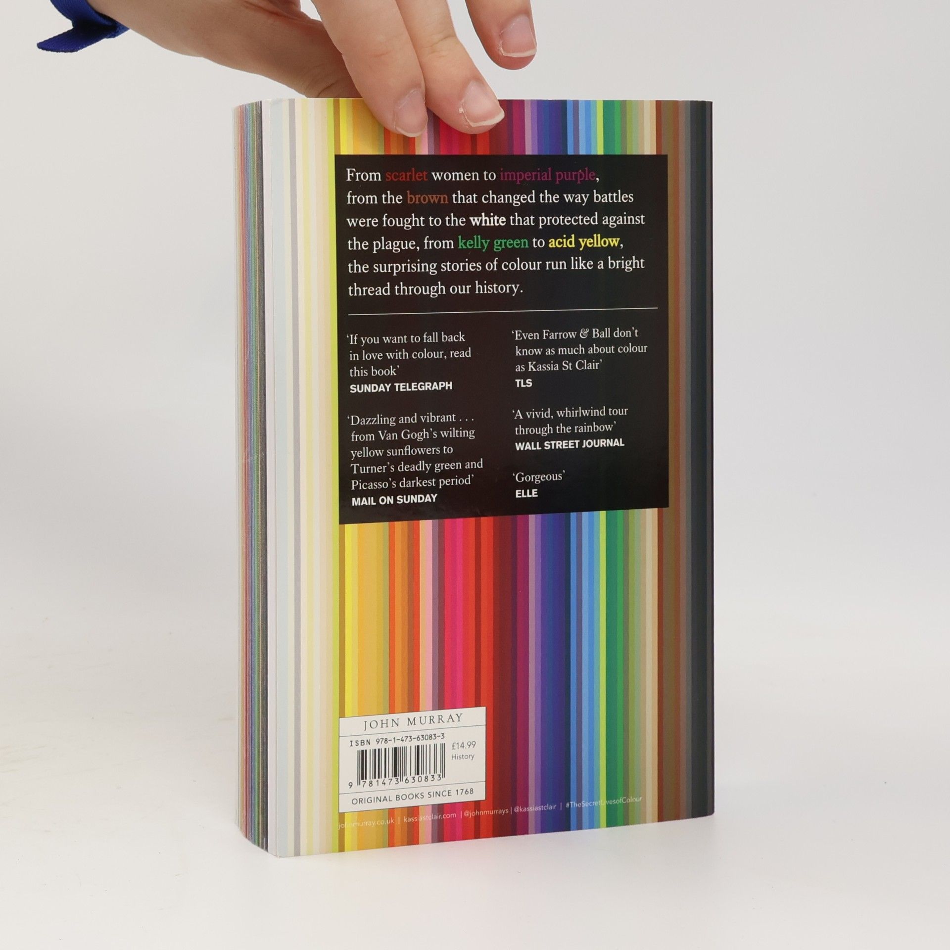 Kassia St Clair The Secret Lives of Colour