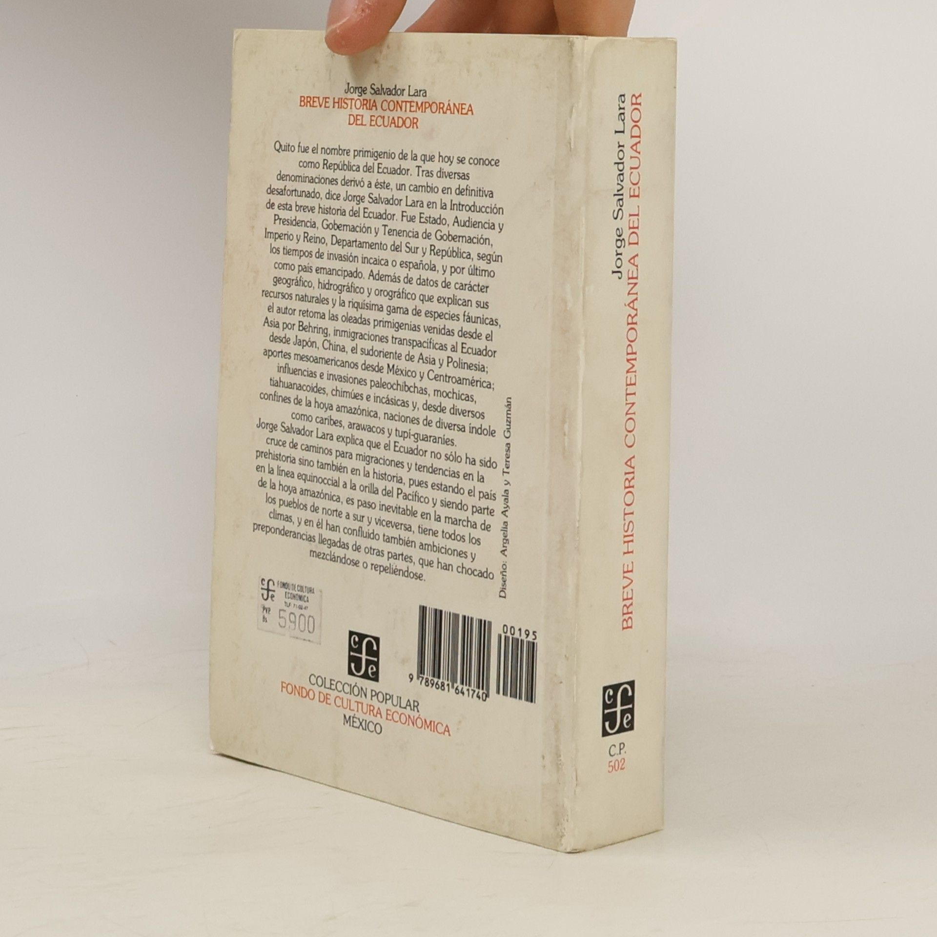 Jorge Salvador Lara Colección Popular - 502: Breve historia contemporánea del Ecuador
