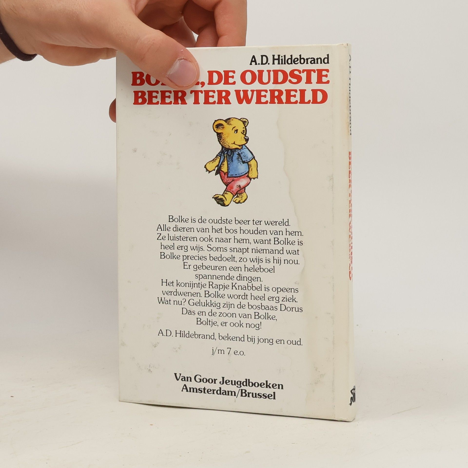 A. D. Hildebrand Bolke, de oudste beer ter wereld