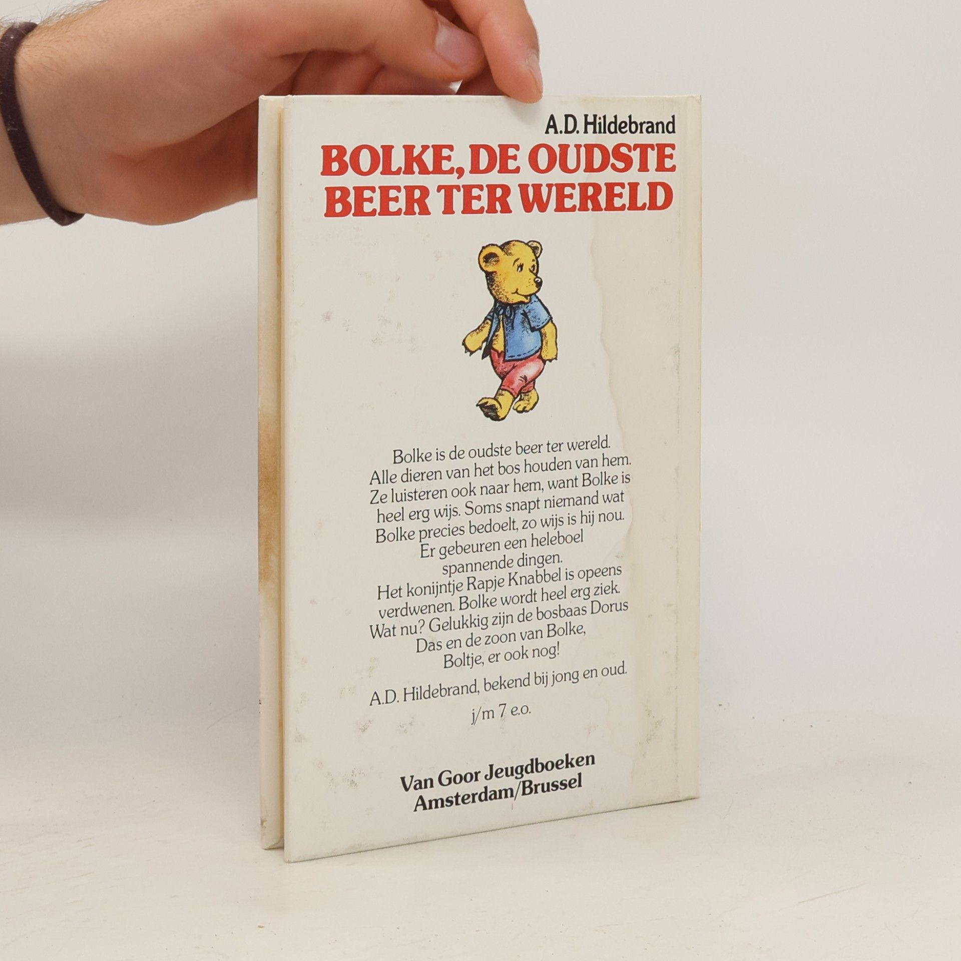 A. D. Hildebrand Bolke, de oudste beer ter wereld