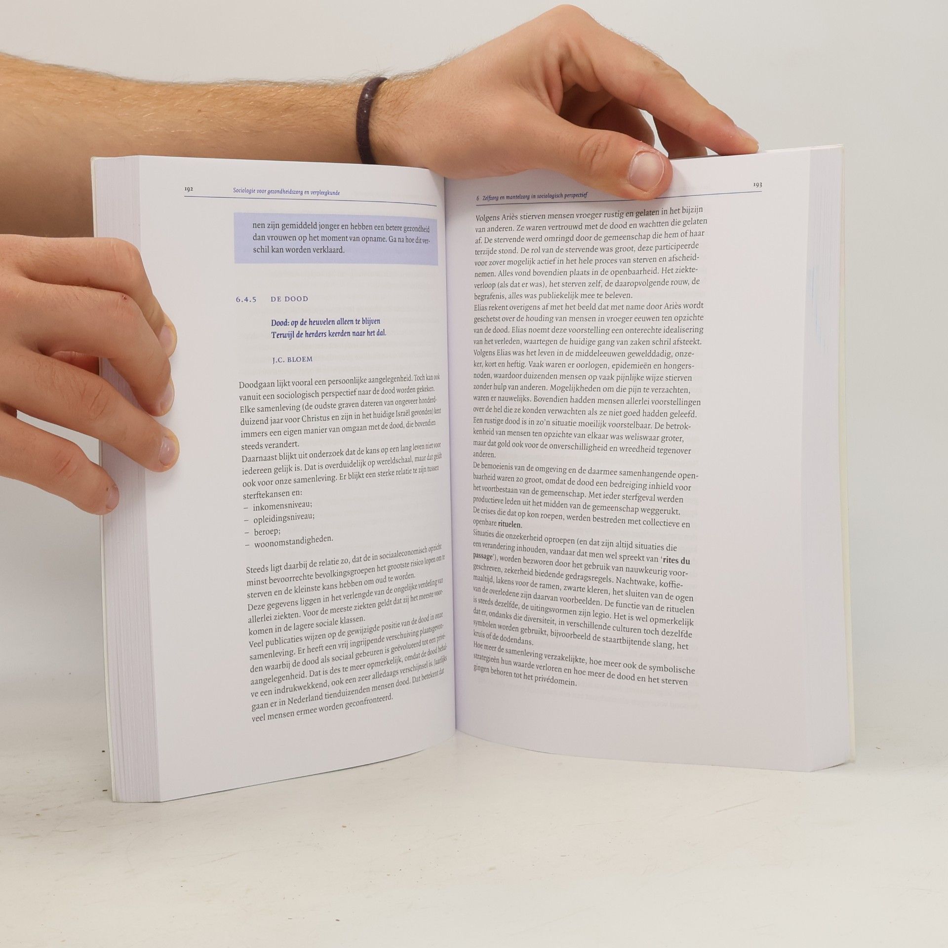 Jan Stapel Sociologie voor Gezondheidszorg en Verpleegkunde
