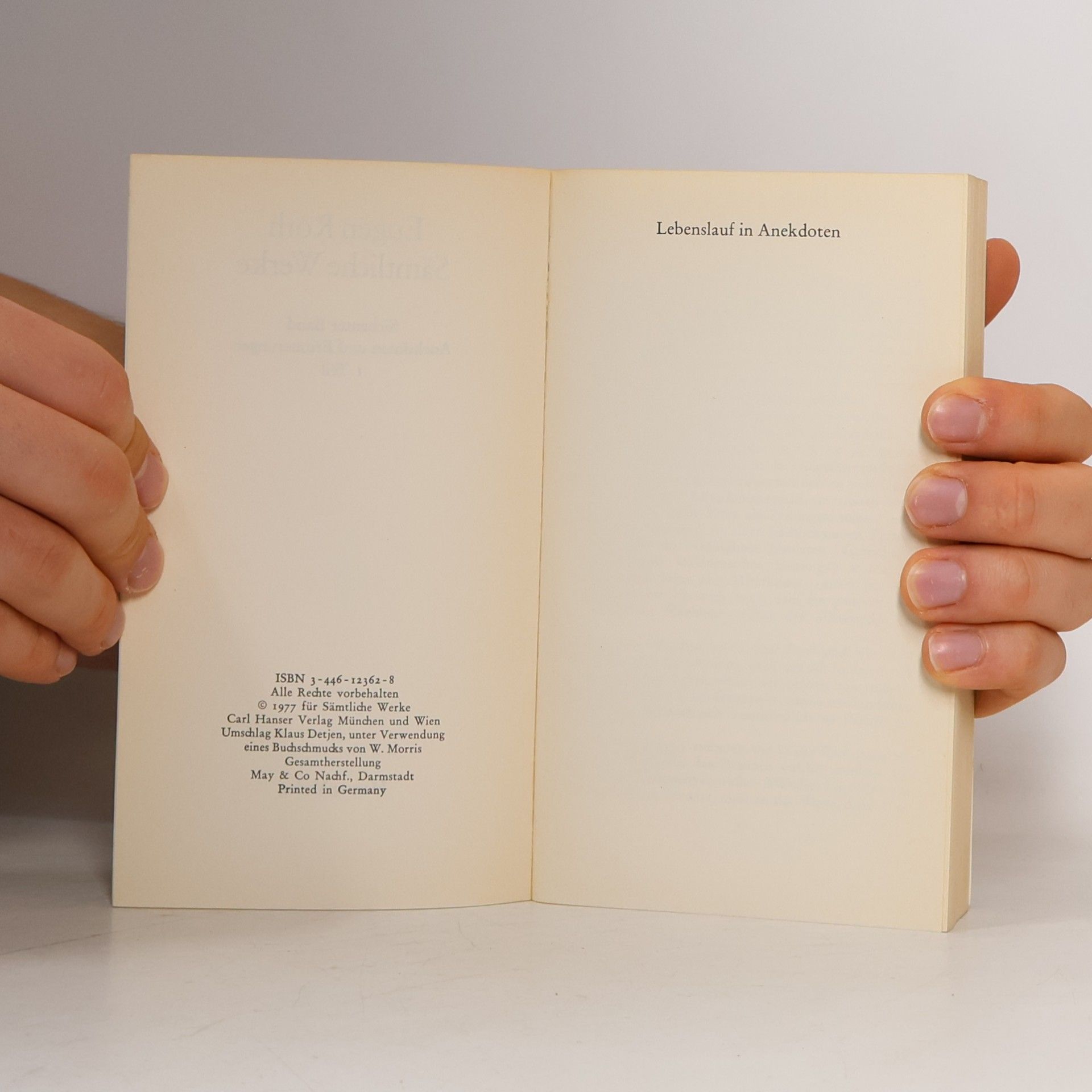 Eugen Roth Anekdoten und Erinnerungen I
