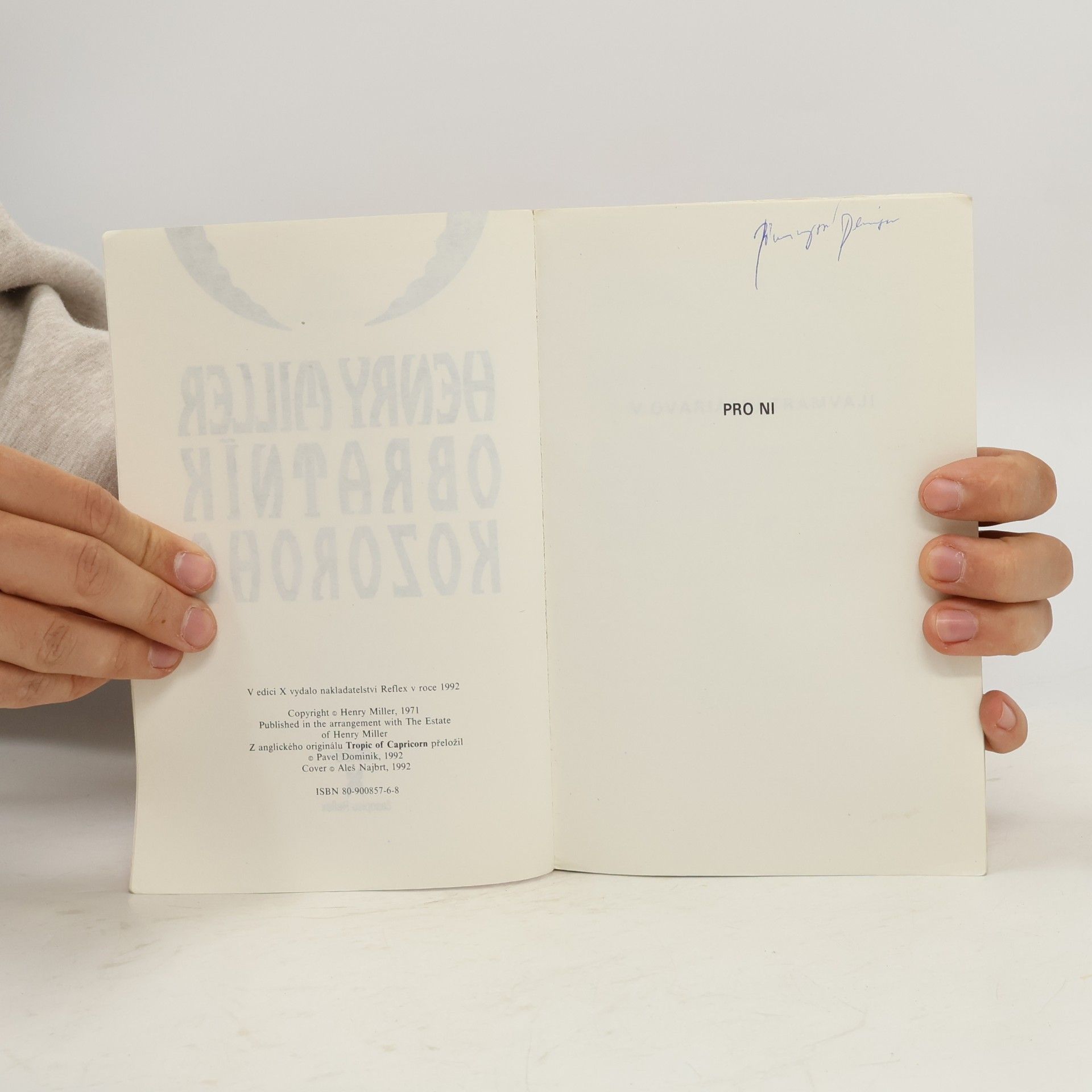 Henry Miller Obratník Kozoroha