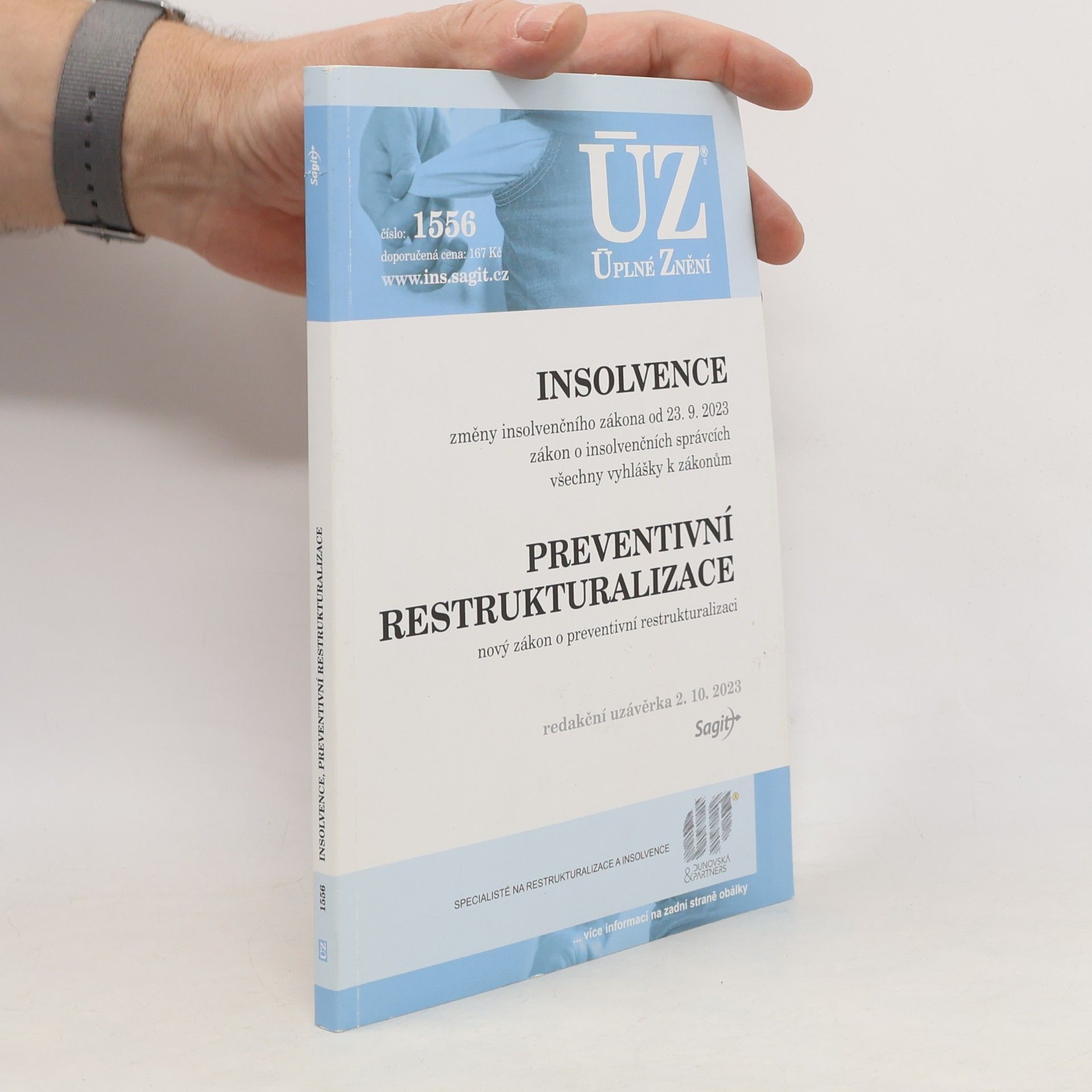 Various authors ÚZ 1556 Insolvence, Preventivní restrukturalizace