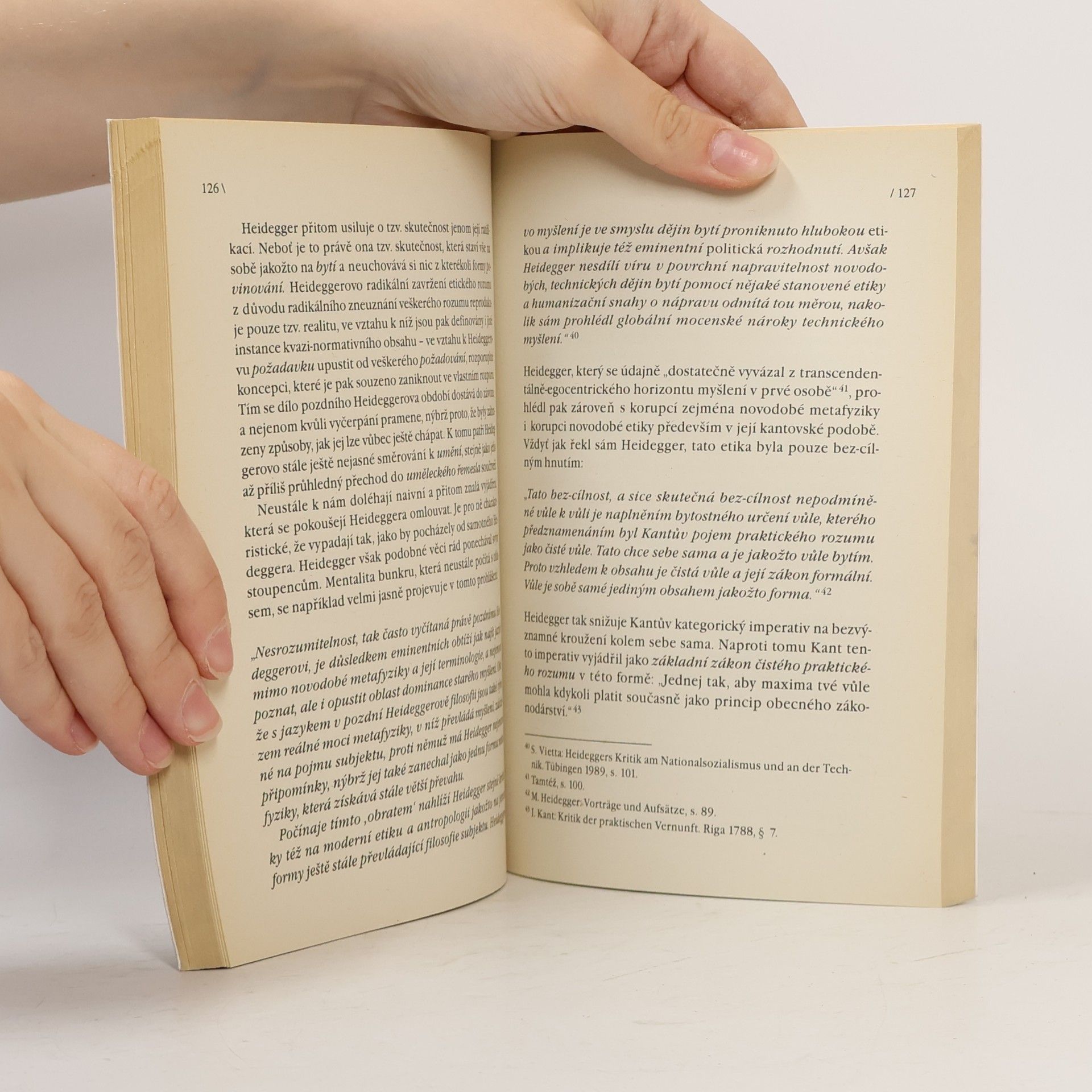 Hans Ebeling Martin Heidegger : filosofie a ideologie