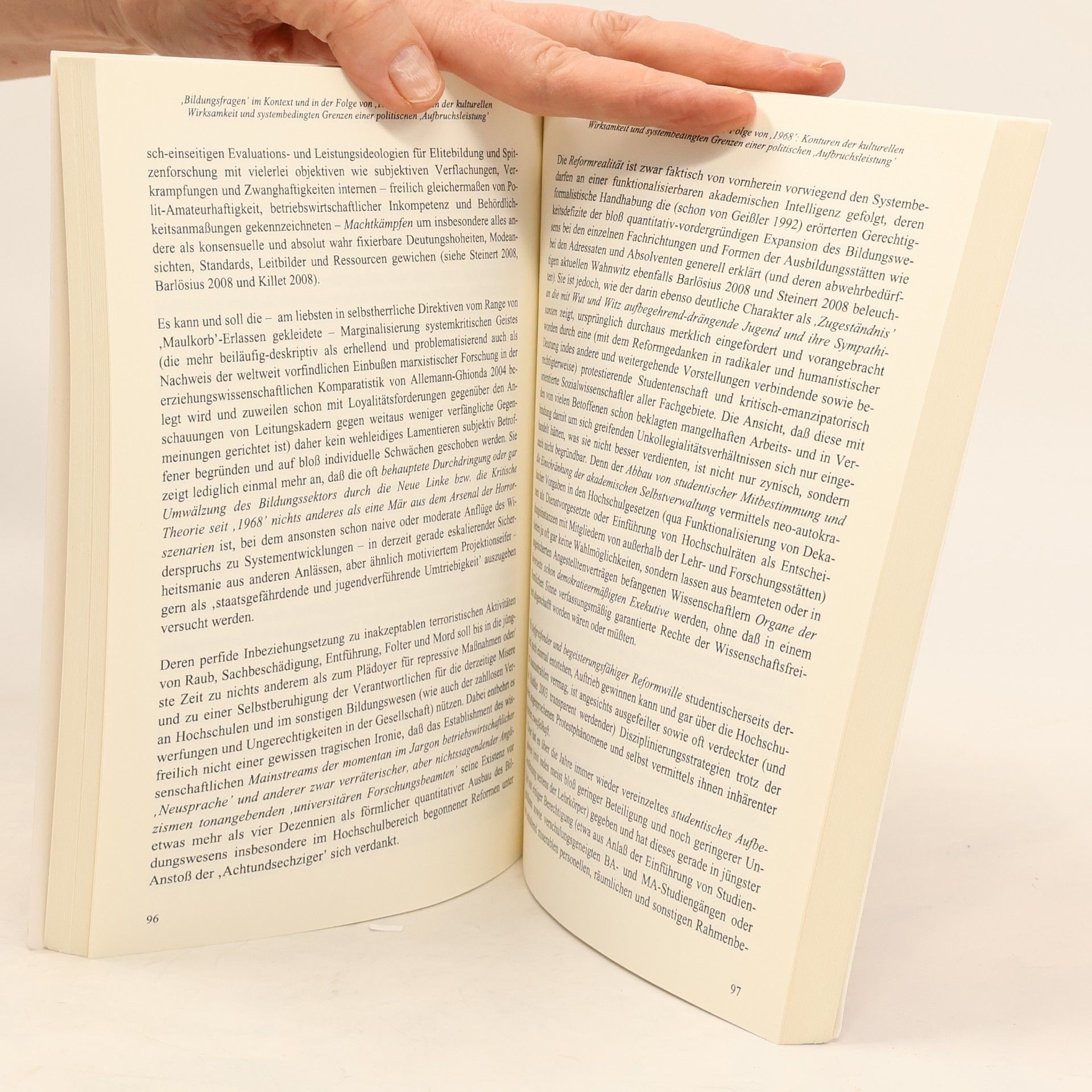 Bernhard Claußen 1968 als Epochesignatur und ihre Bedeutung für die Bildung im demokratischen Staat