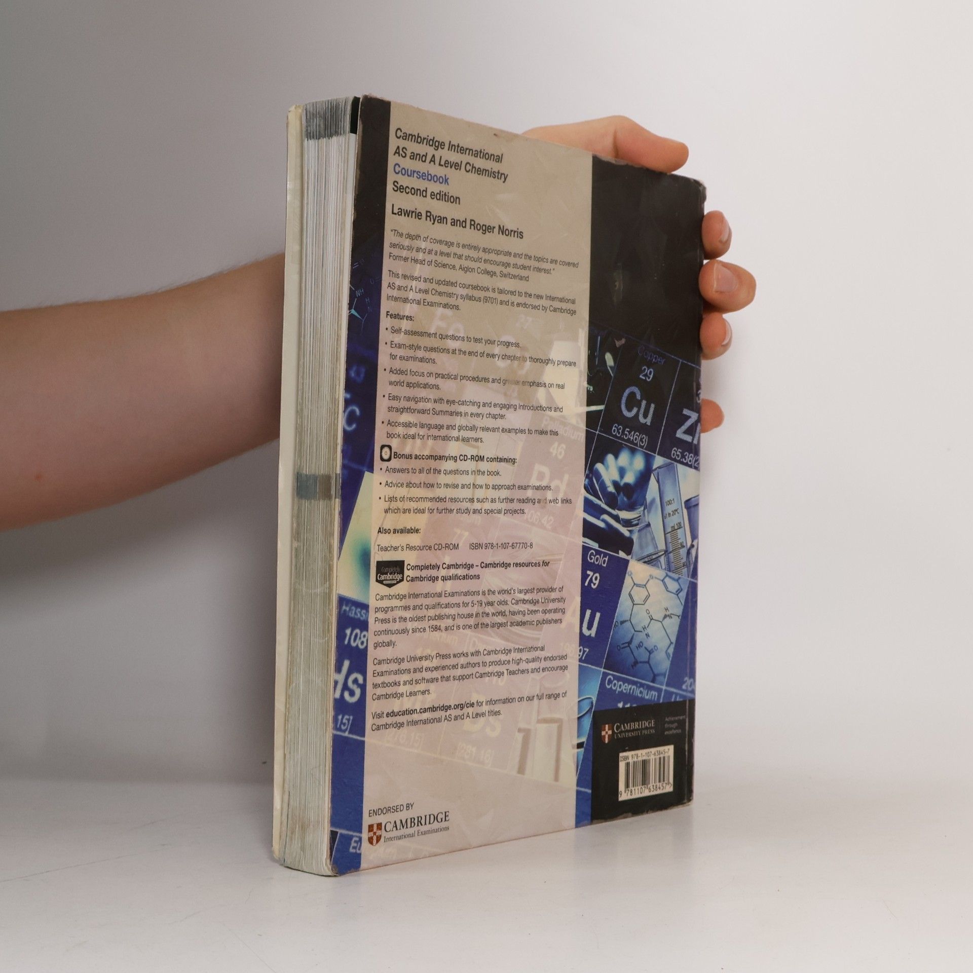 Lawrie Ryan Cambridge International AS and A Level Chemistry Coursebook