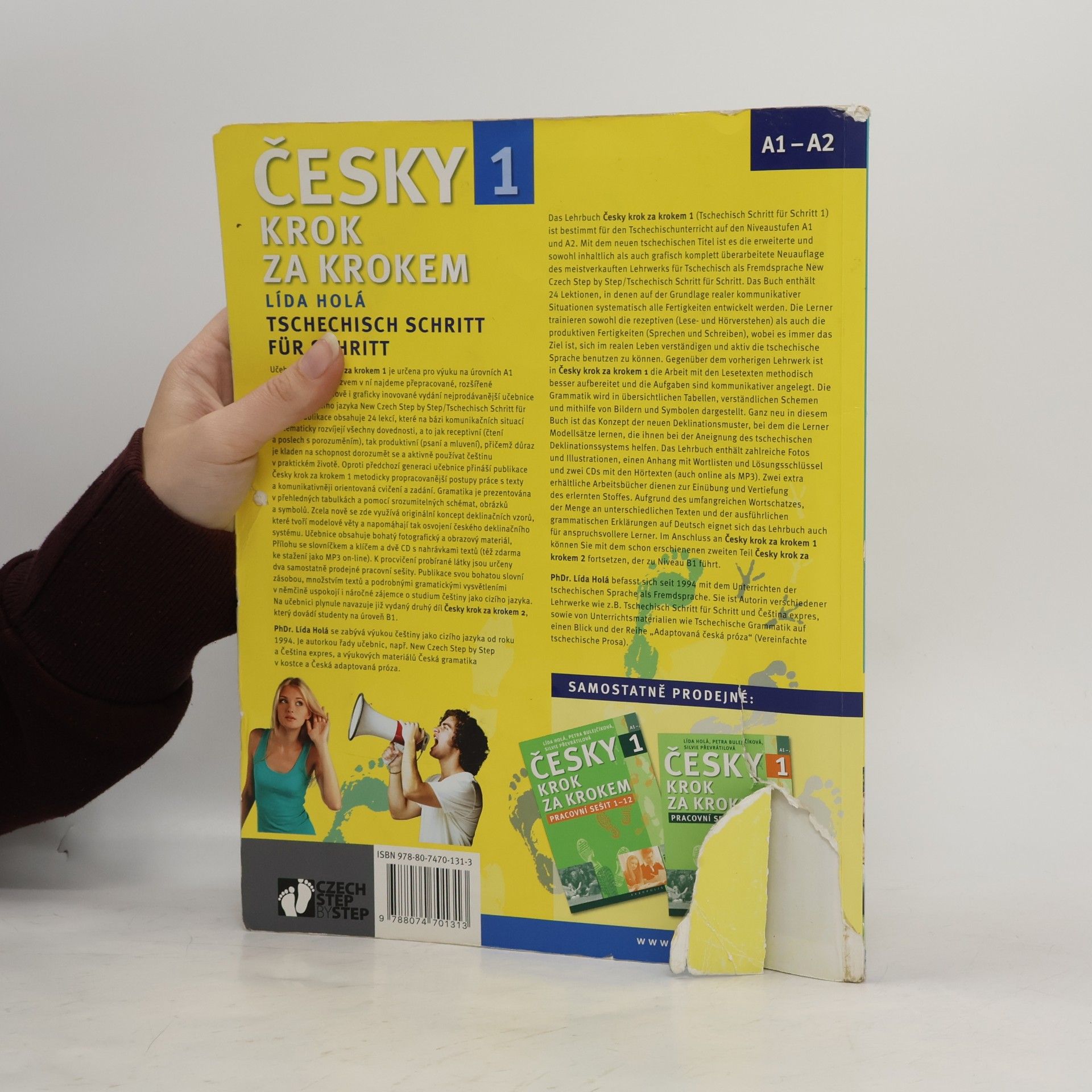 Lída Holá Česky krok za krokem 1. A1-A2 (Jen učebnice)