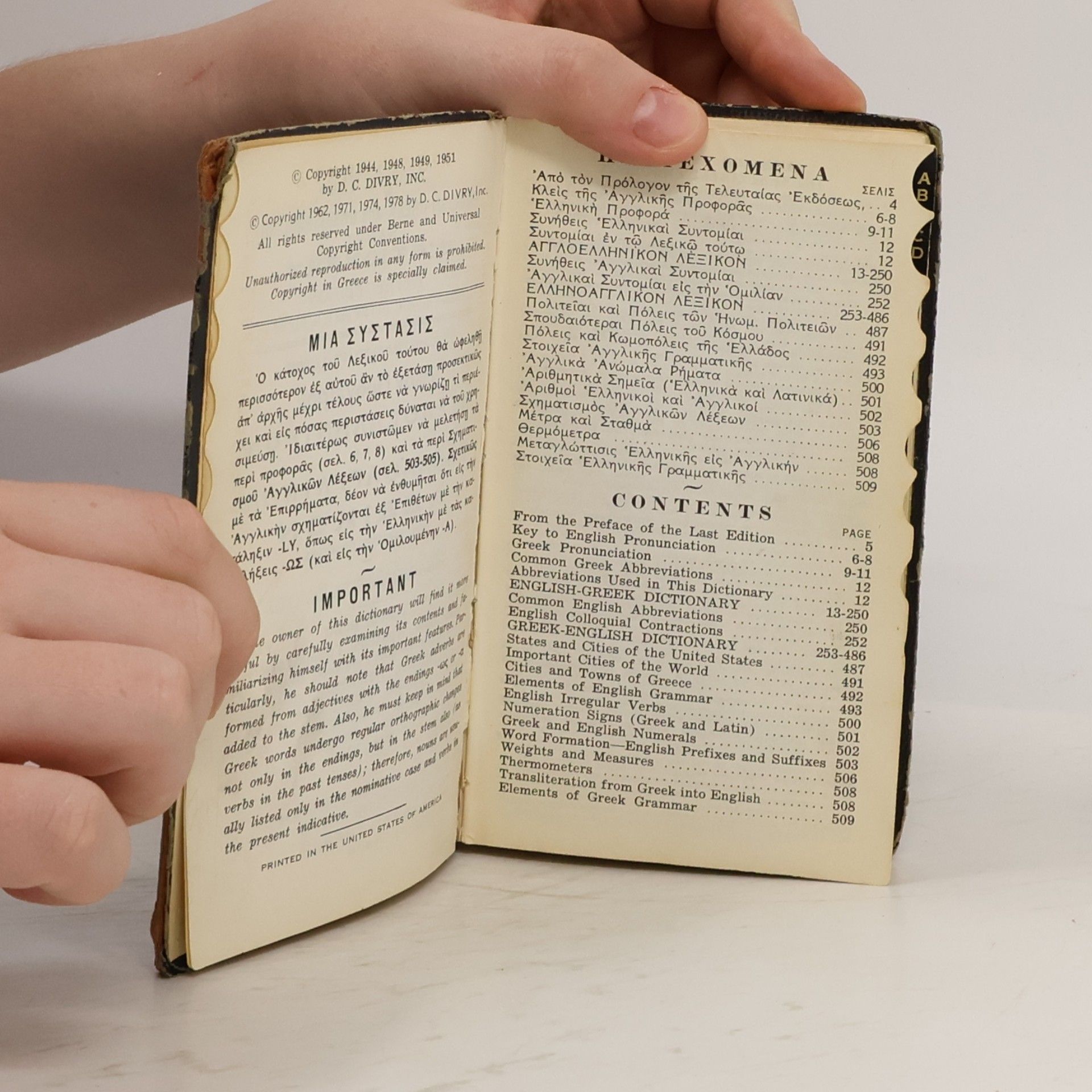 Autores varios Divry's New English-Greek and Greek-English Dictionary